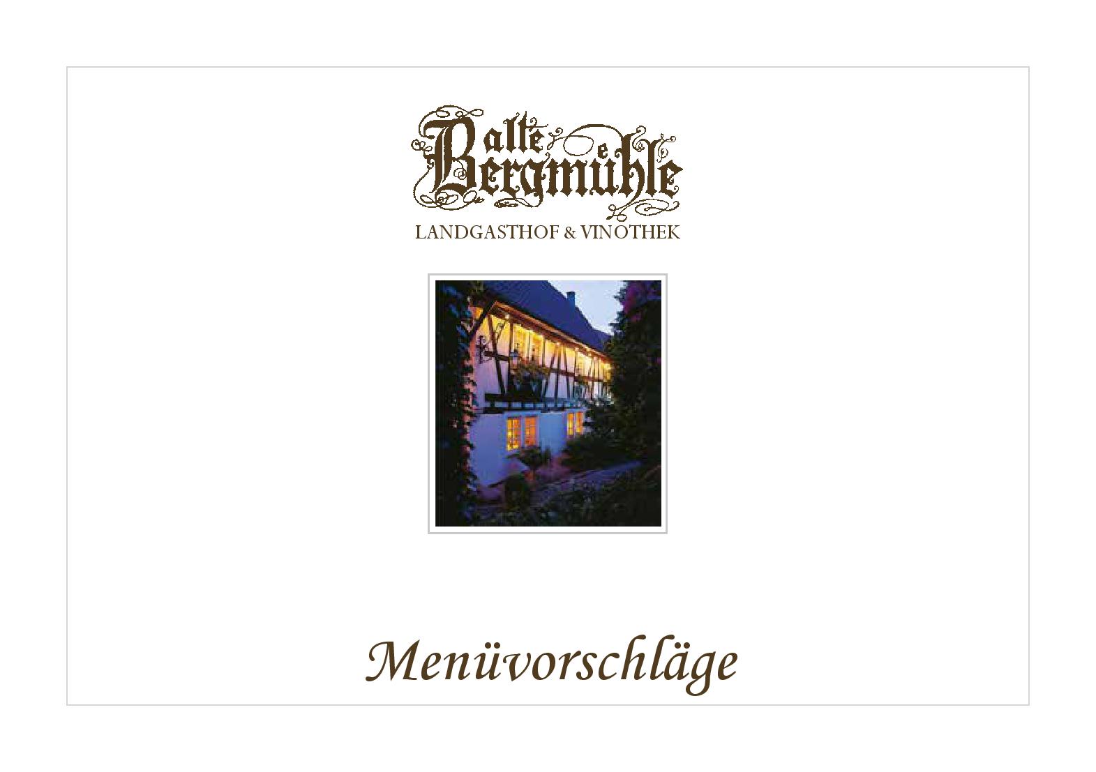 Speisekarte