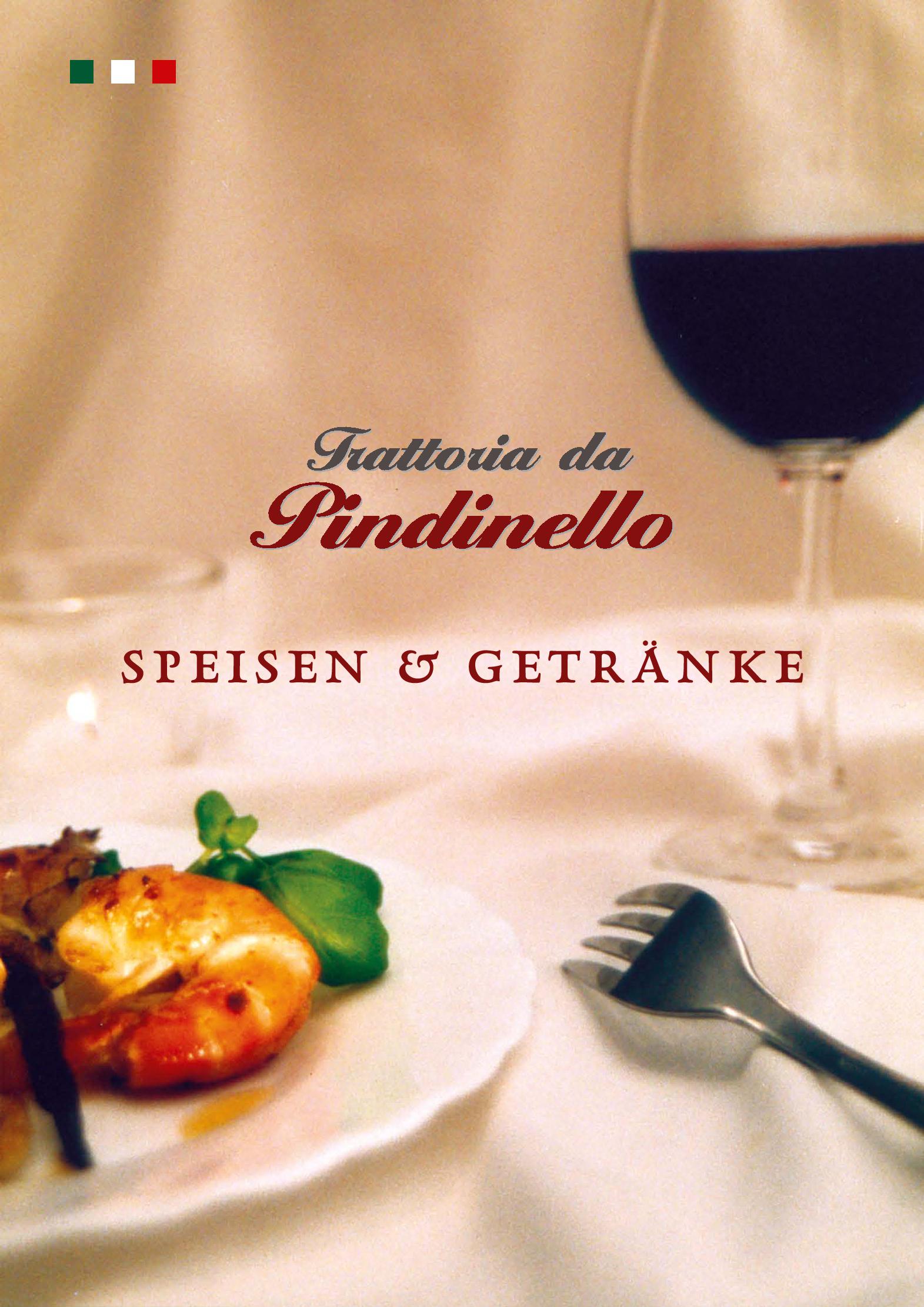 Speisekarte Trattoria Pindinello