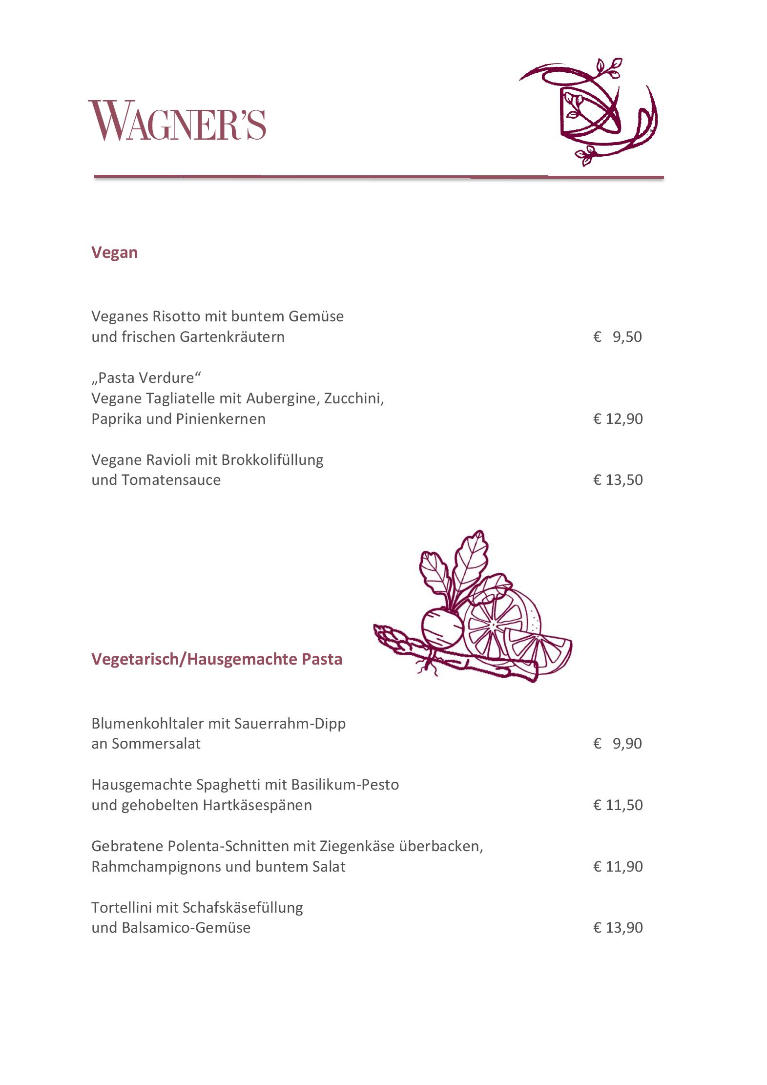 Speisekarte