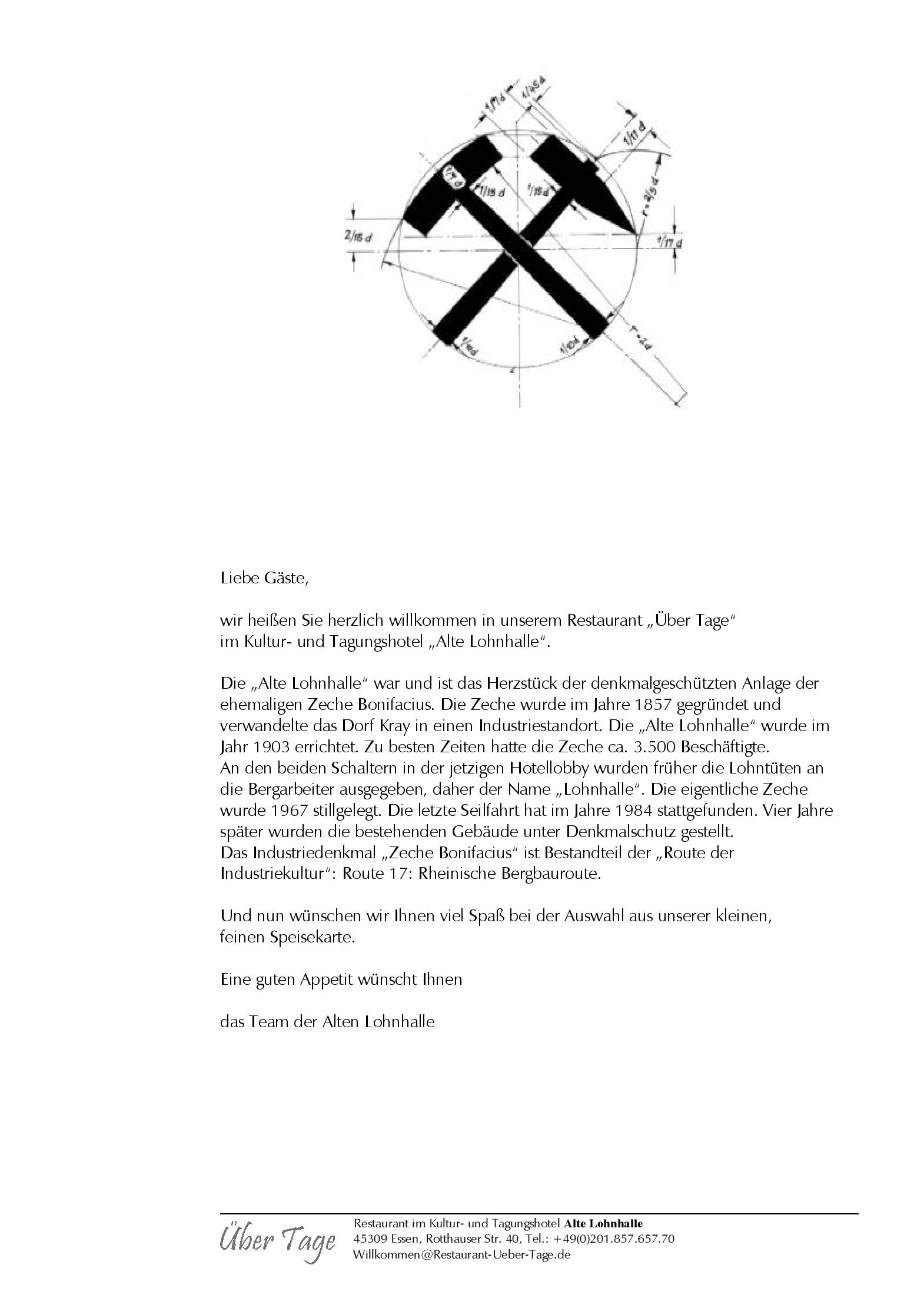 Speisekarte