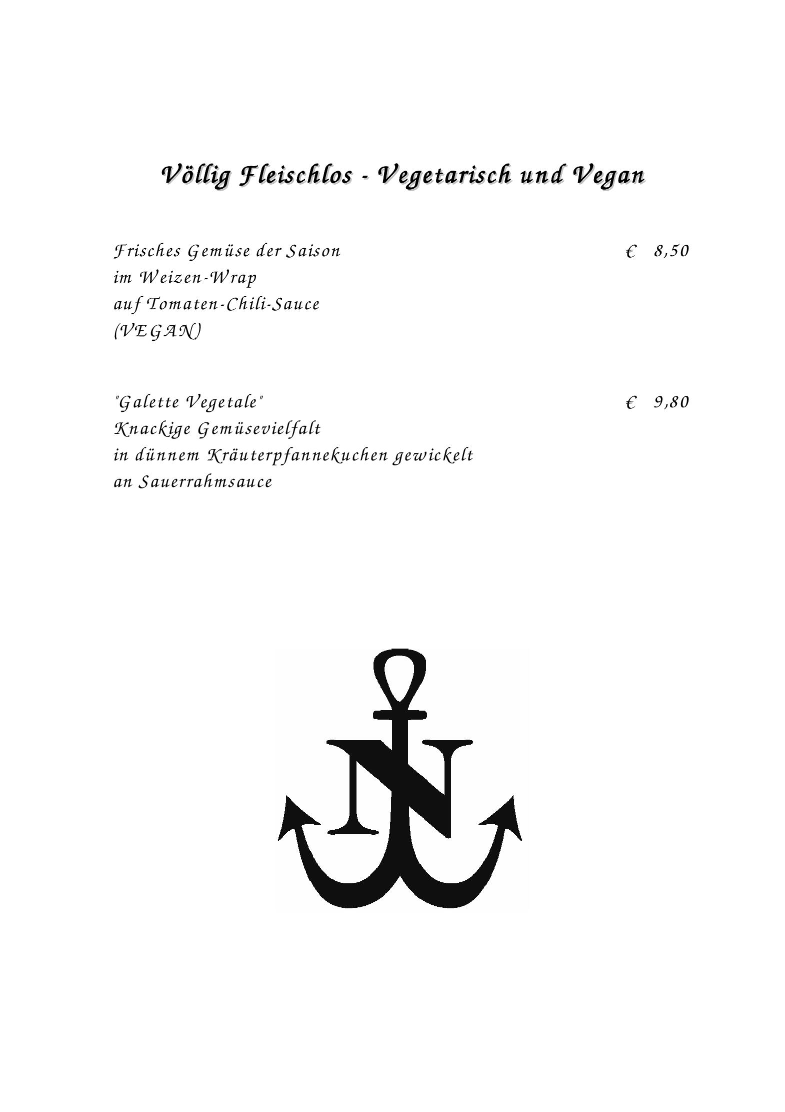 Speisekarte
