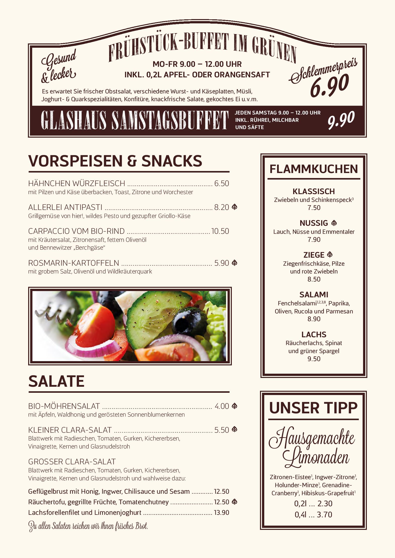 Speisekarte