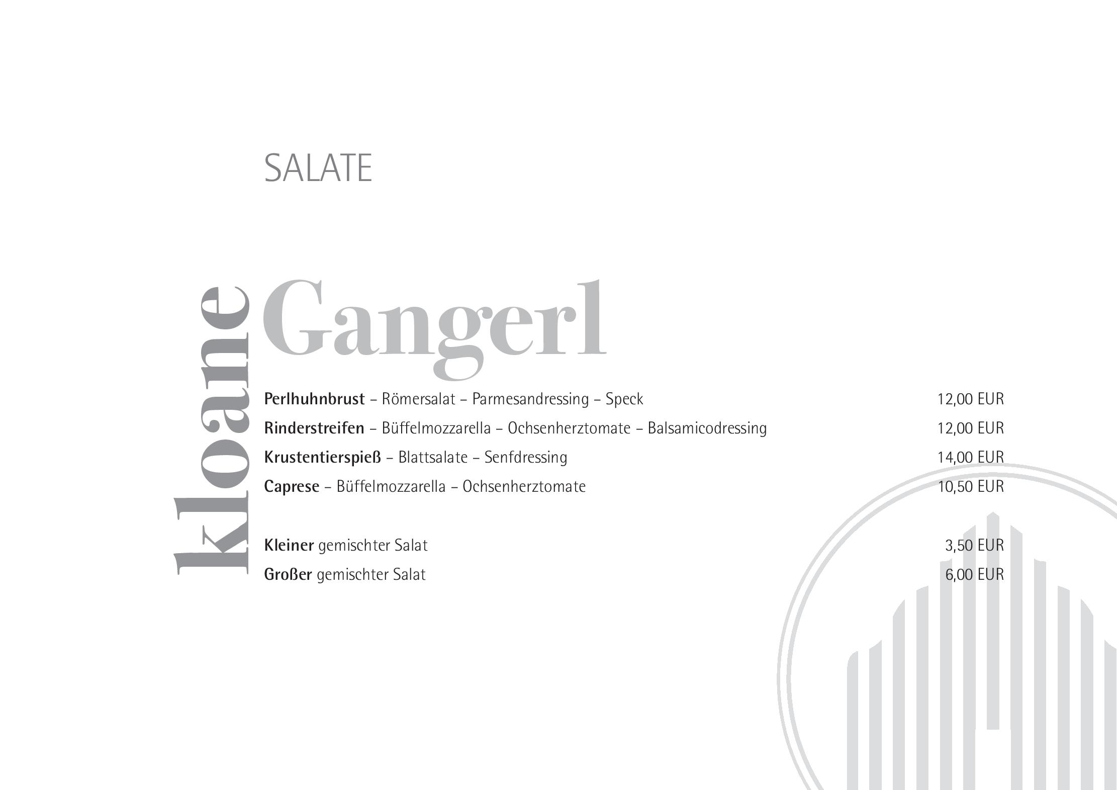 Speisekarte