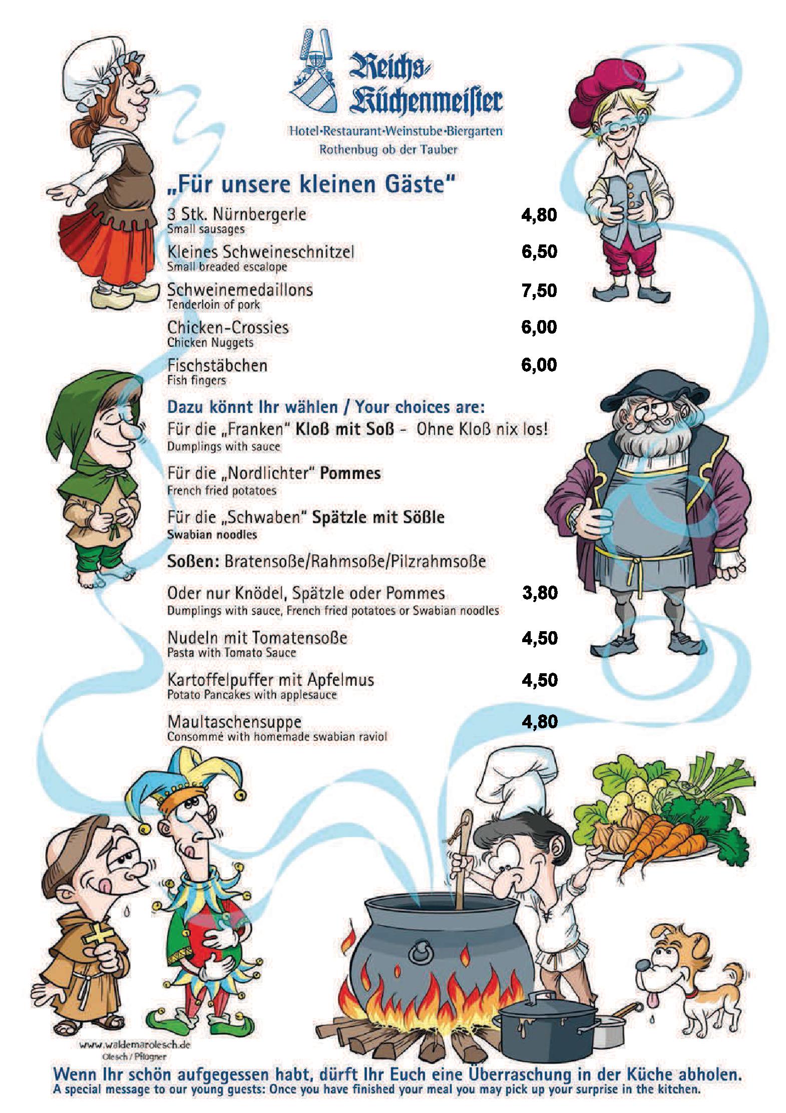 Speisekarte