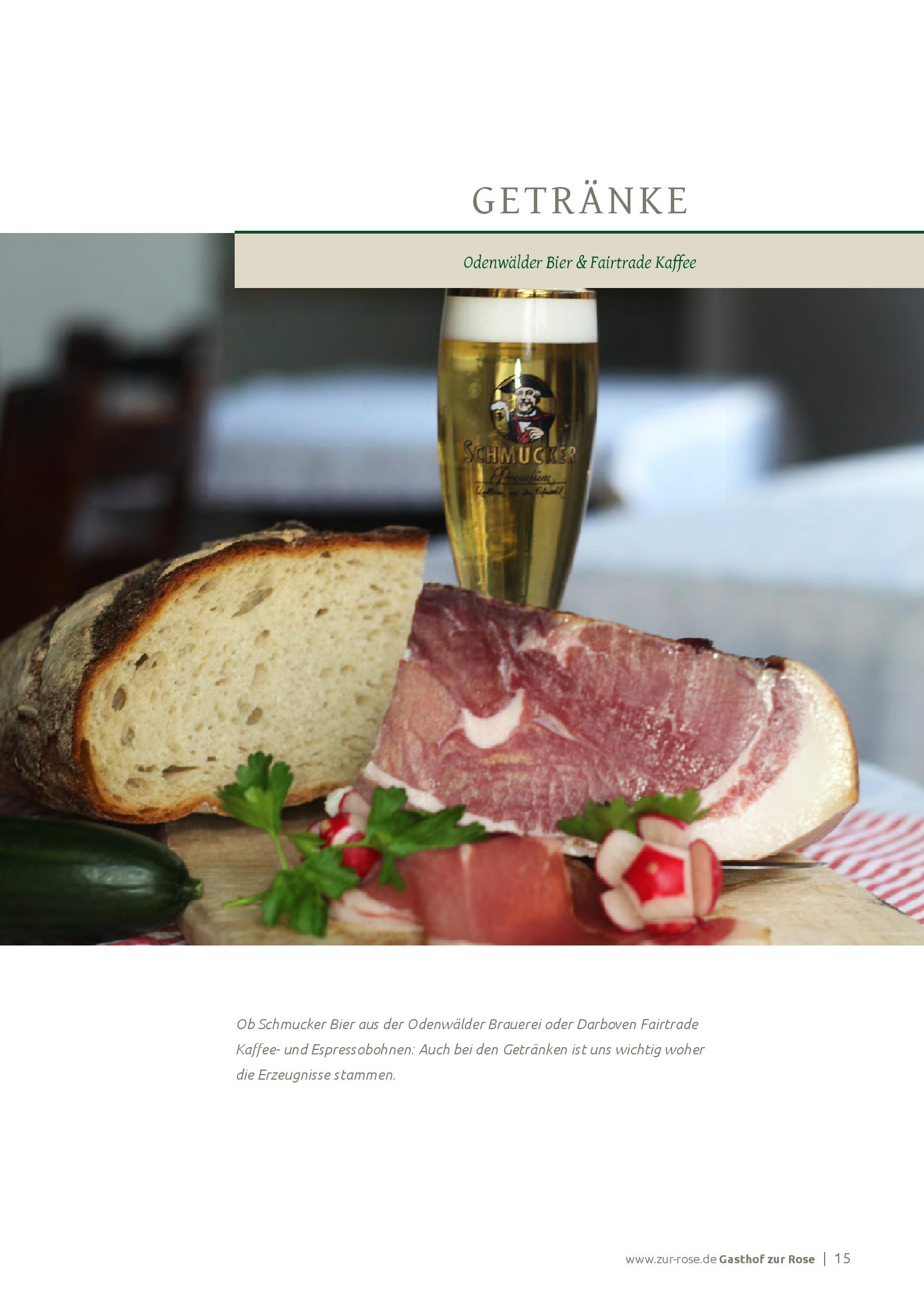 Speisekarte