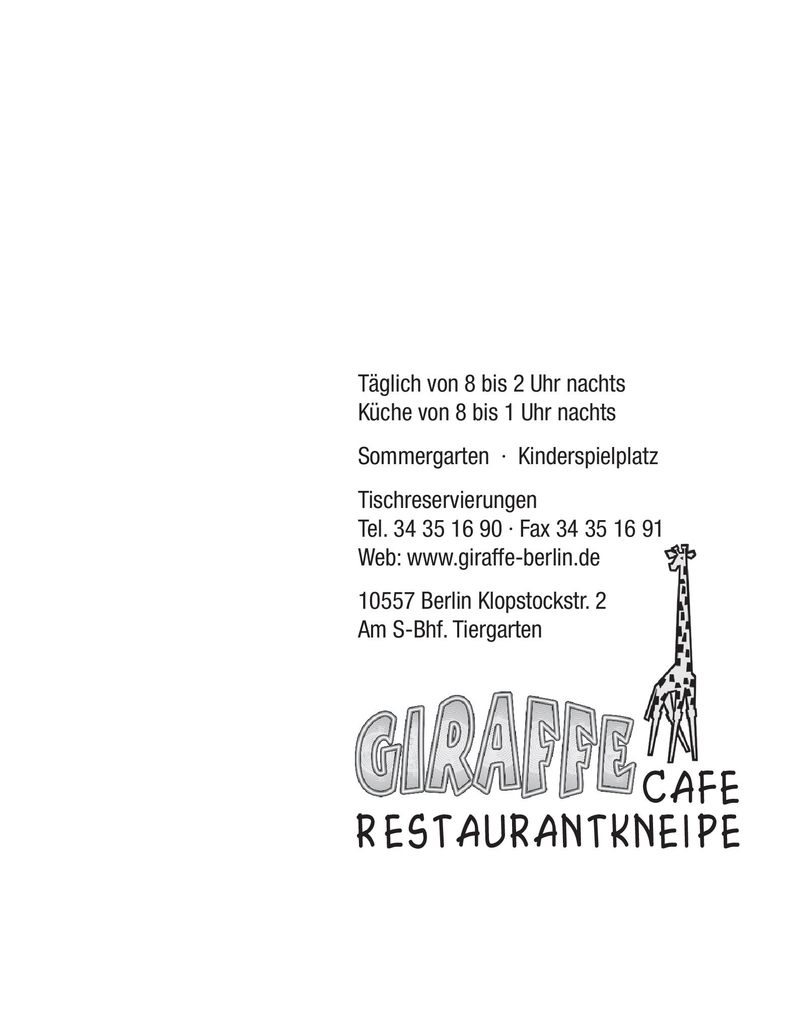 Speisekarte