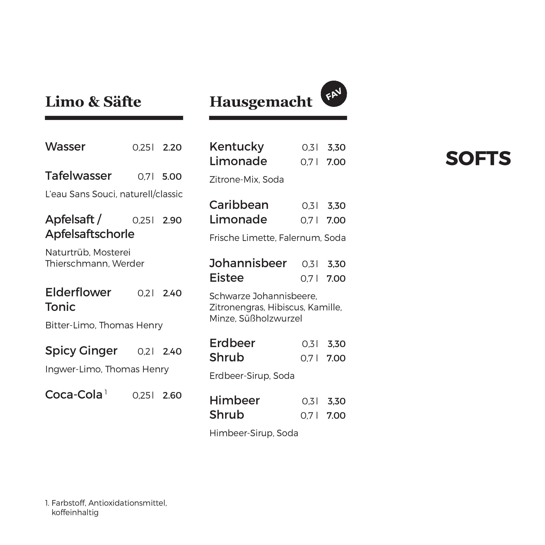 Dinner  Card / Abendkarte