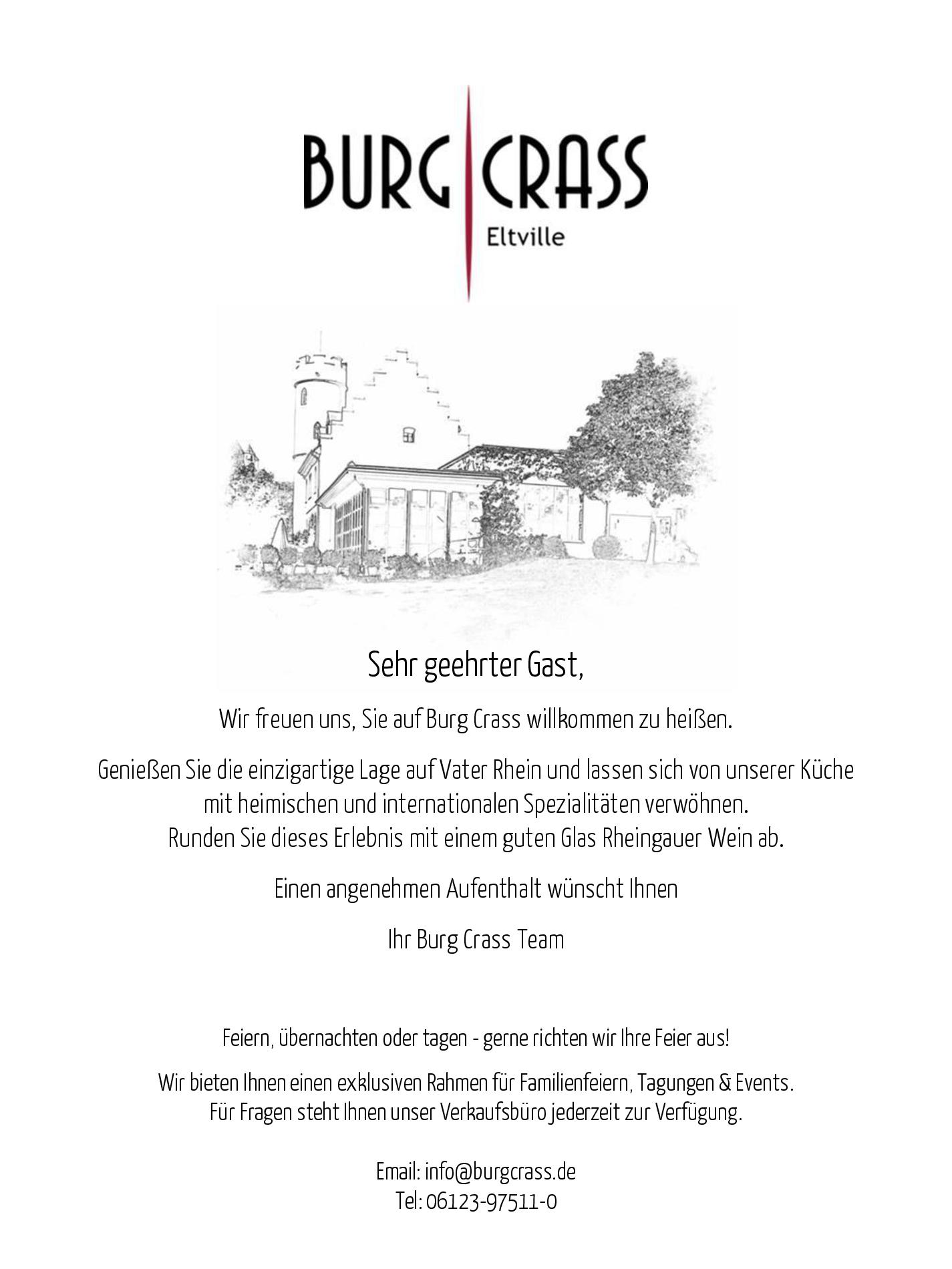 Speisekarte