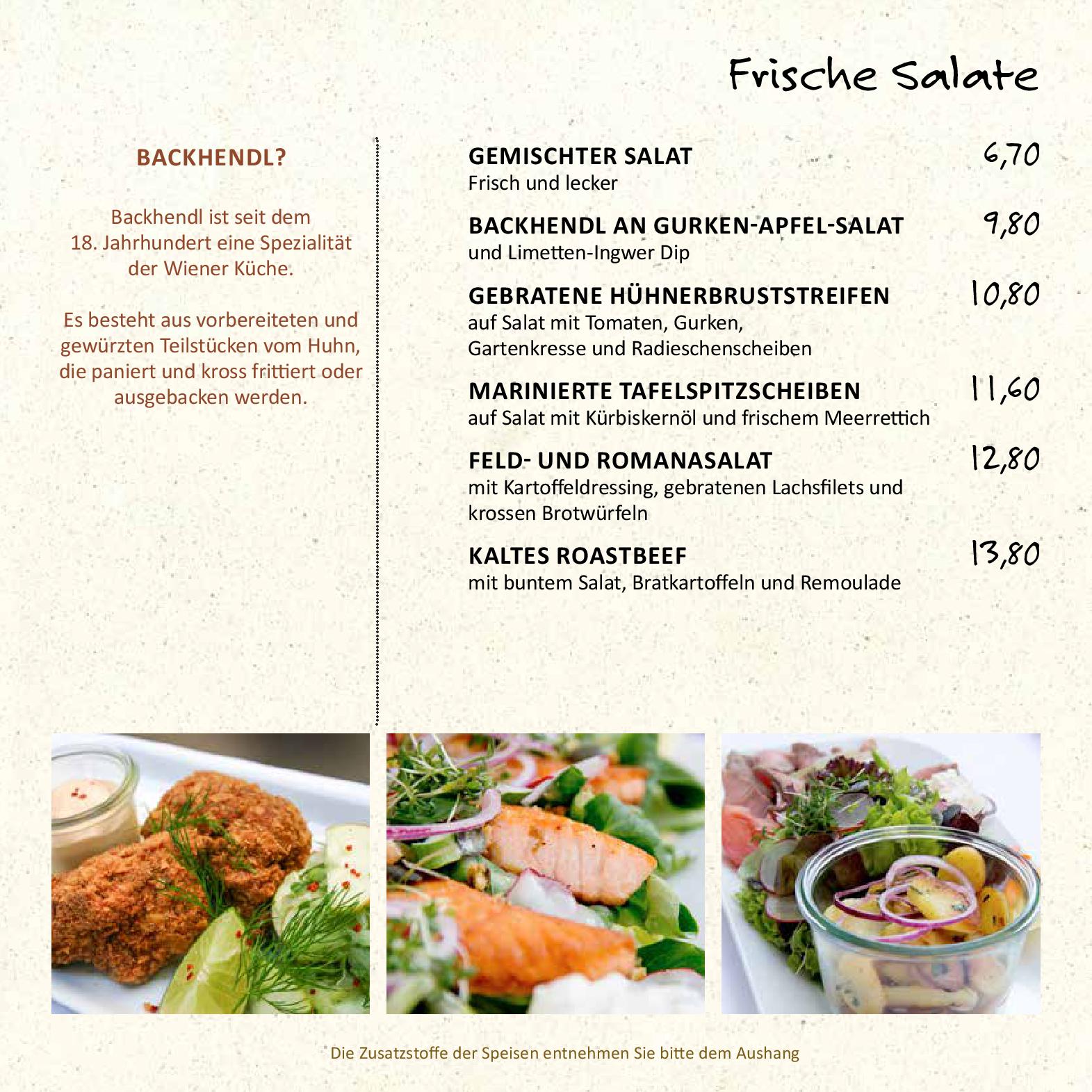Speisekarte