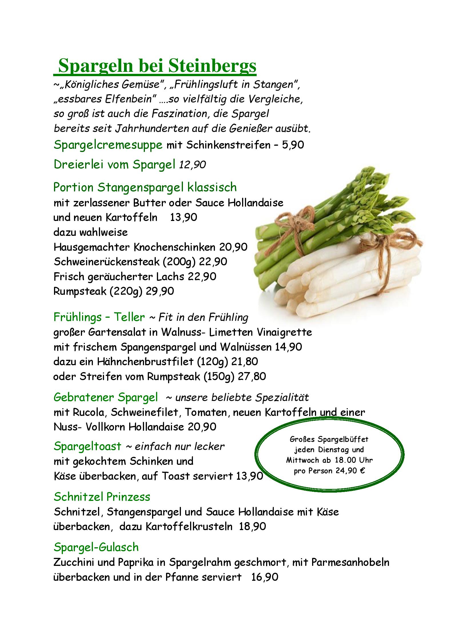 Speisekarte