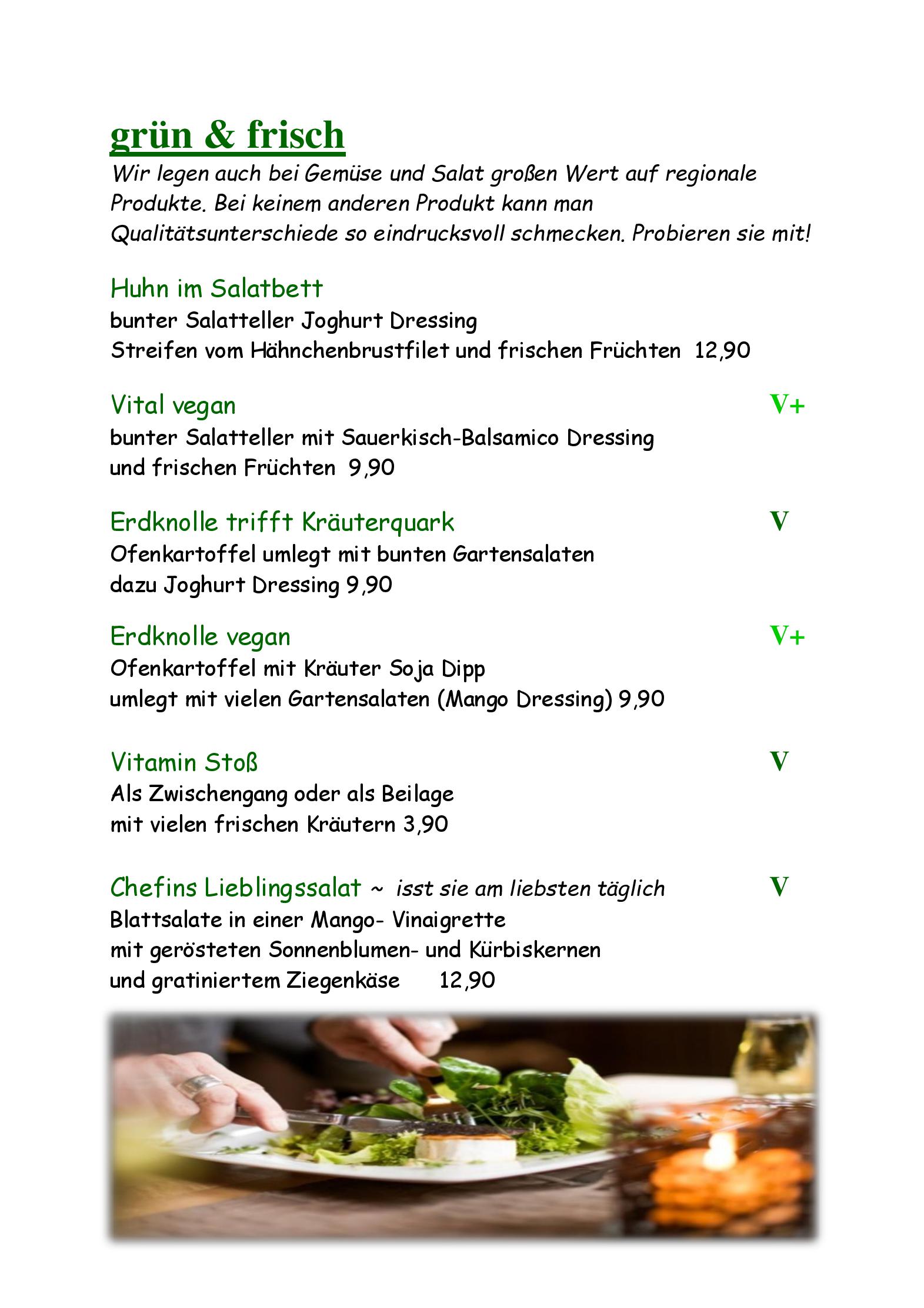 Speisekarte