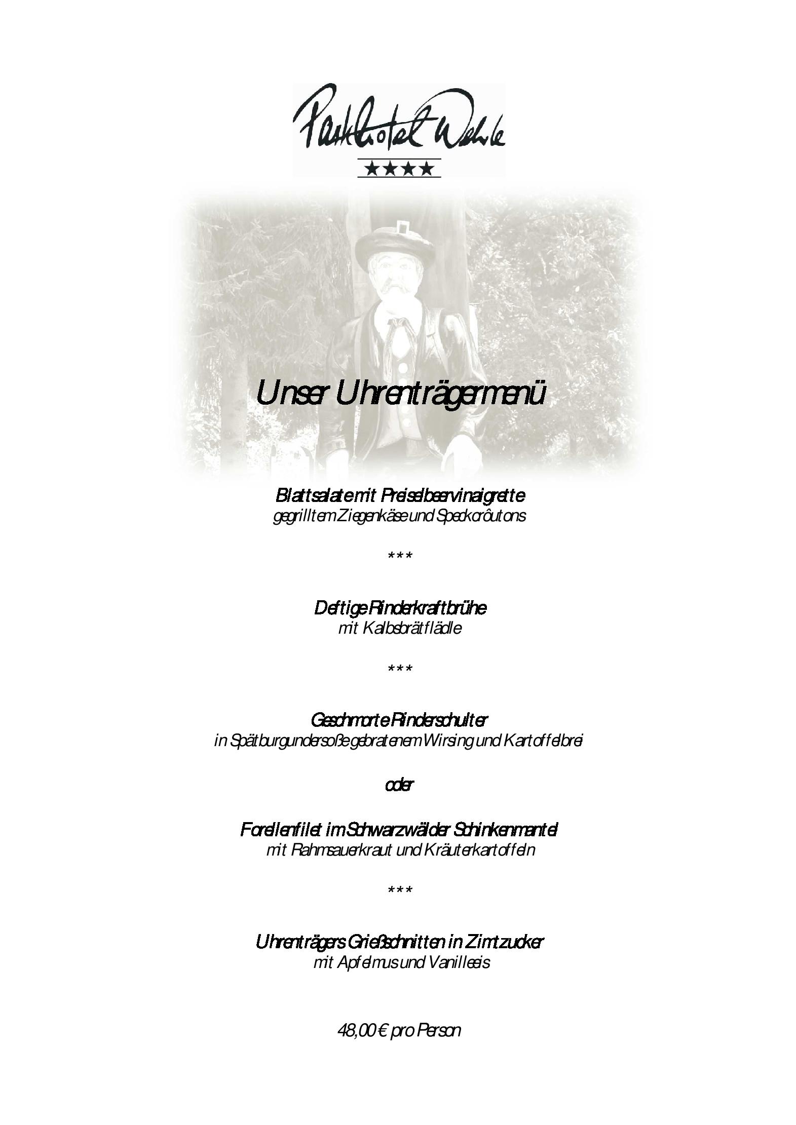 Speisekarte