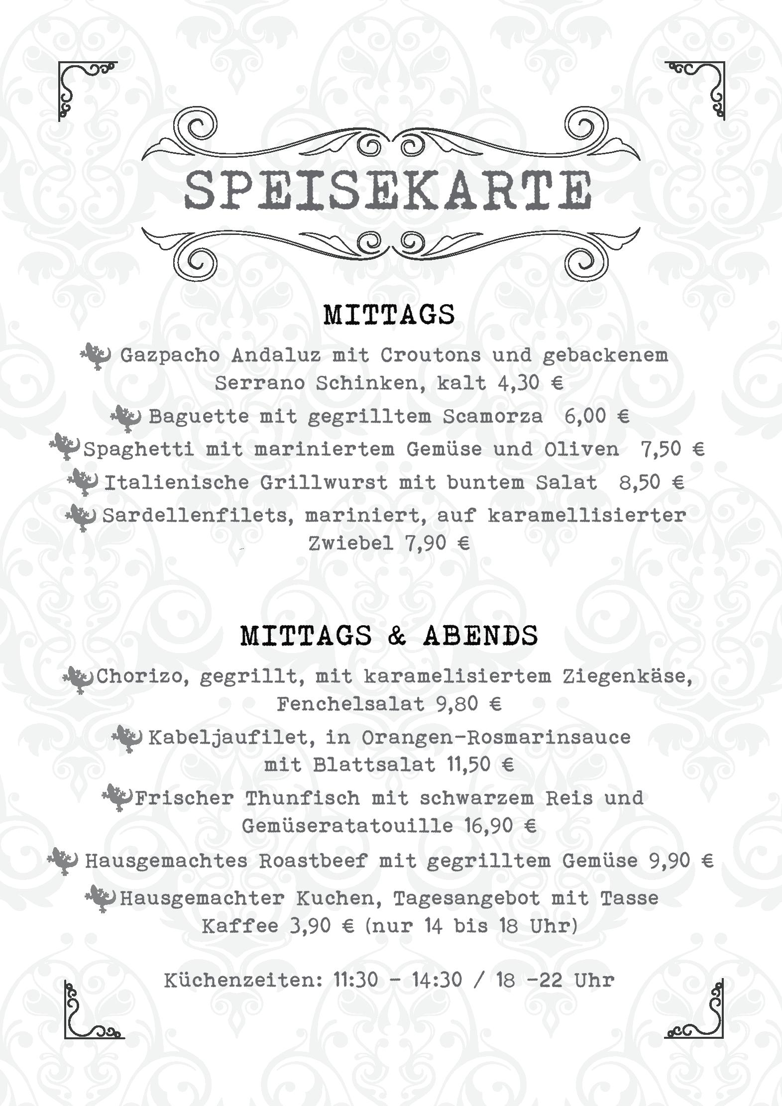 Speisekarte 7-20.8