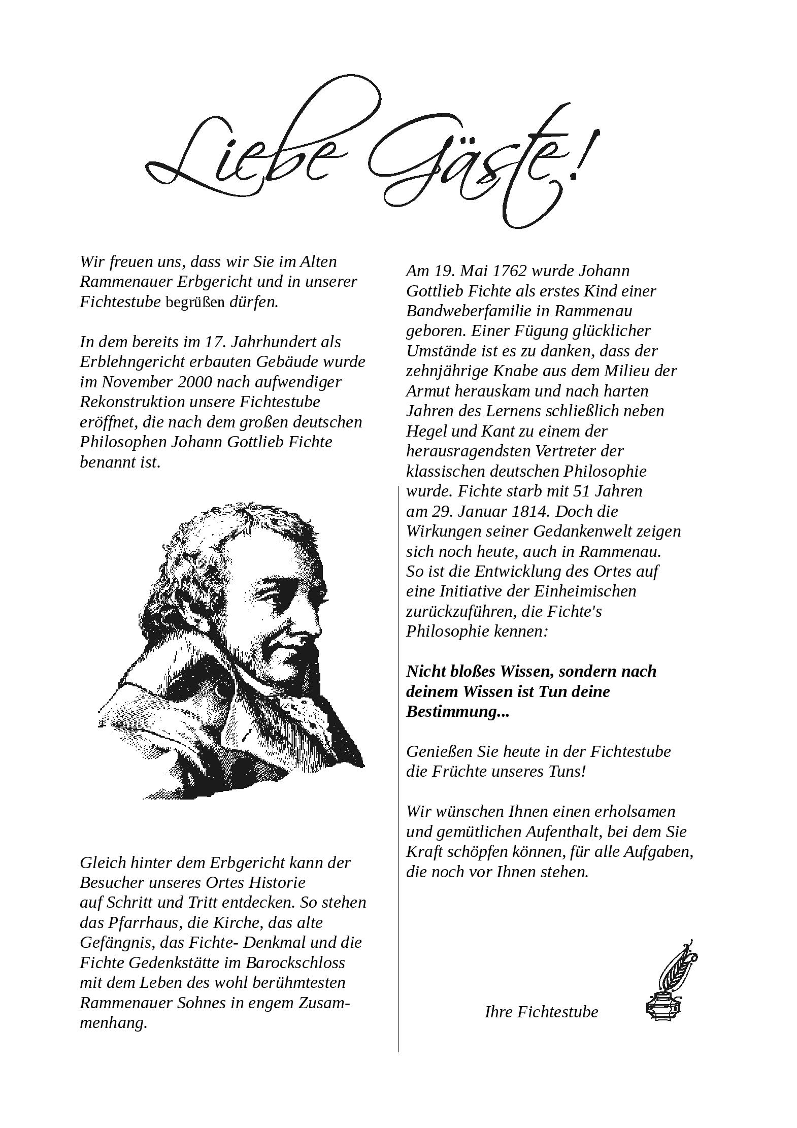 Speisekarte