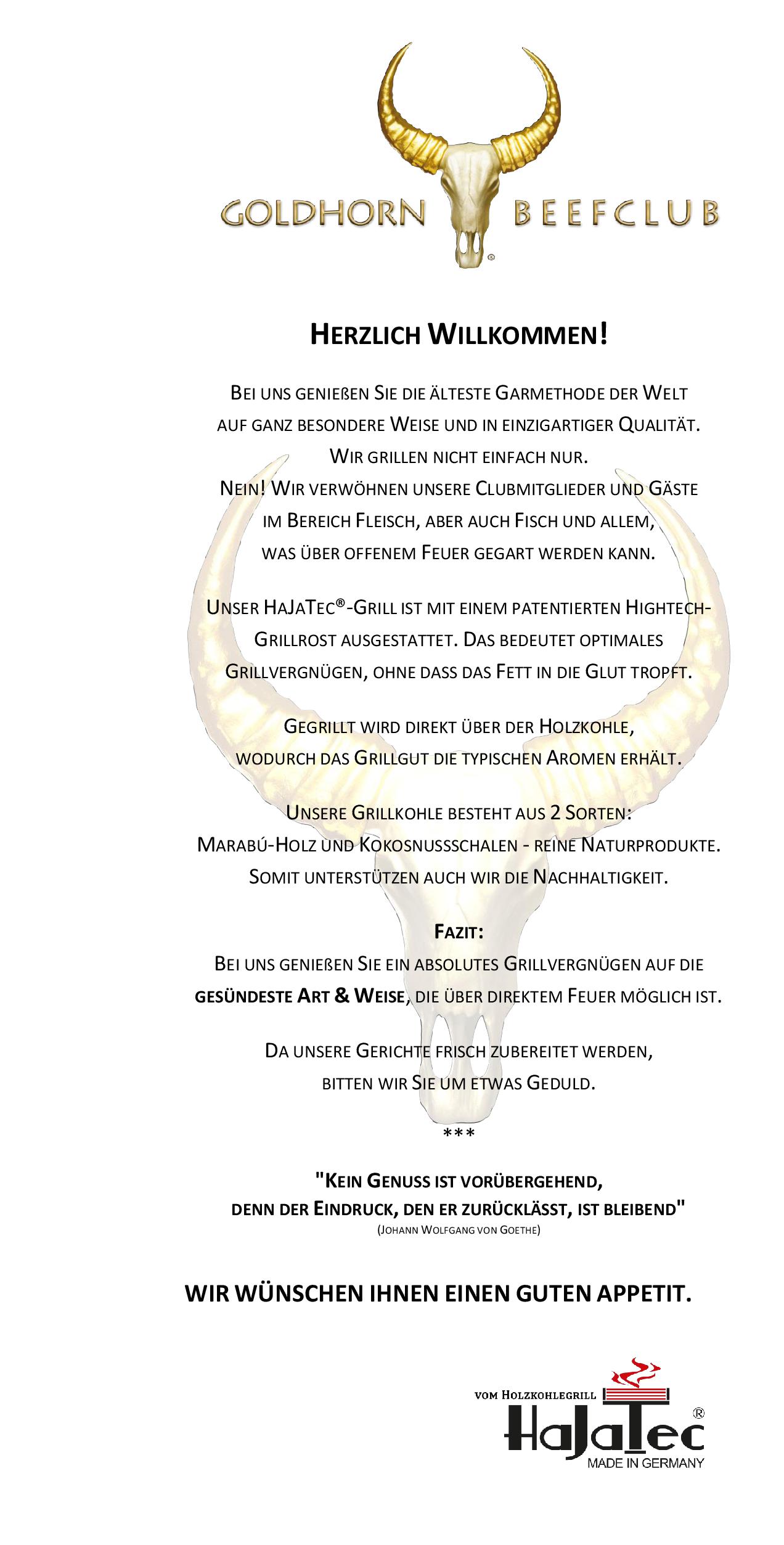 Speisekarte