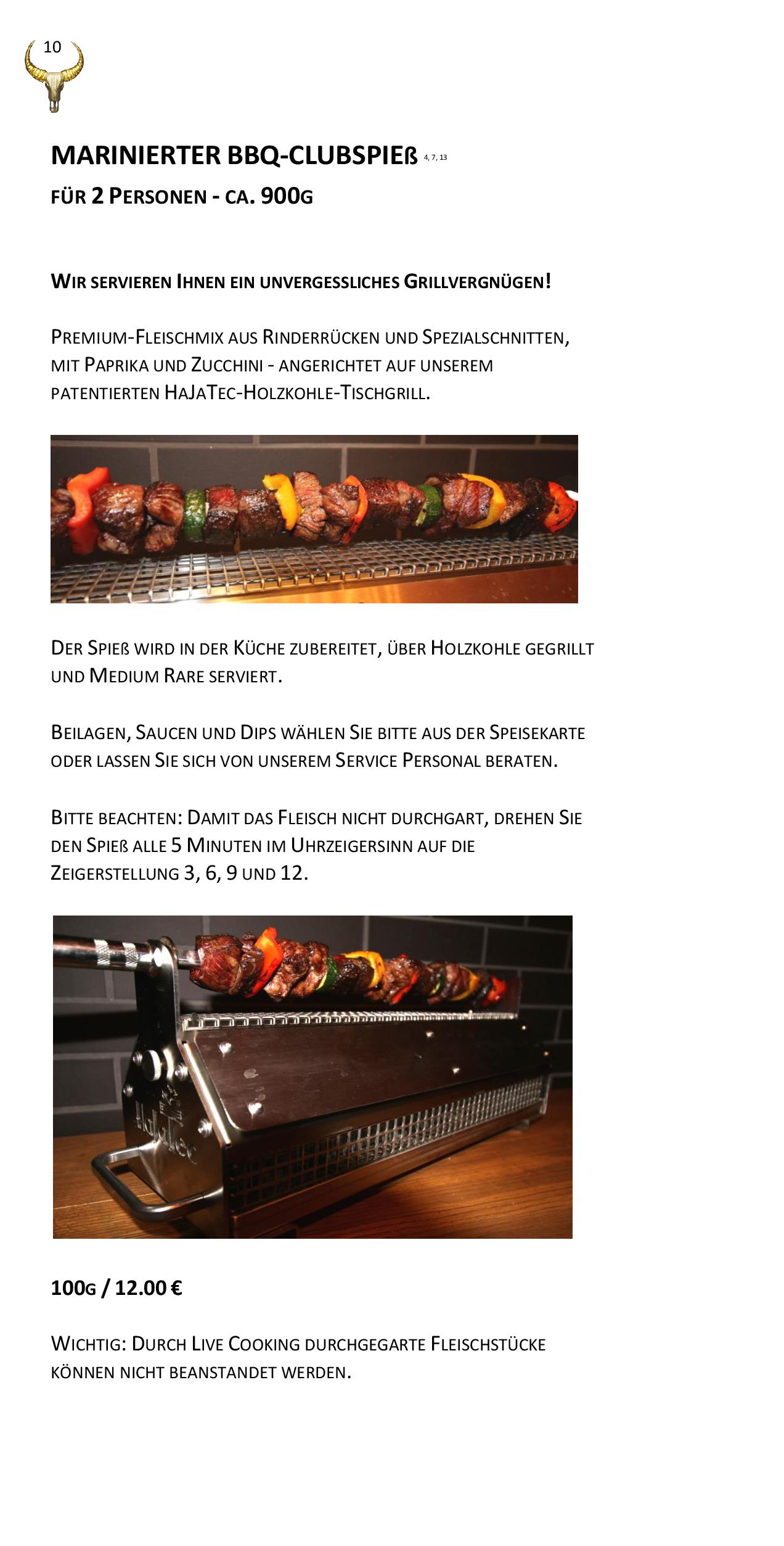 Speisekarte