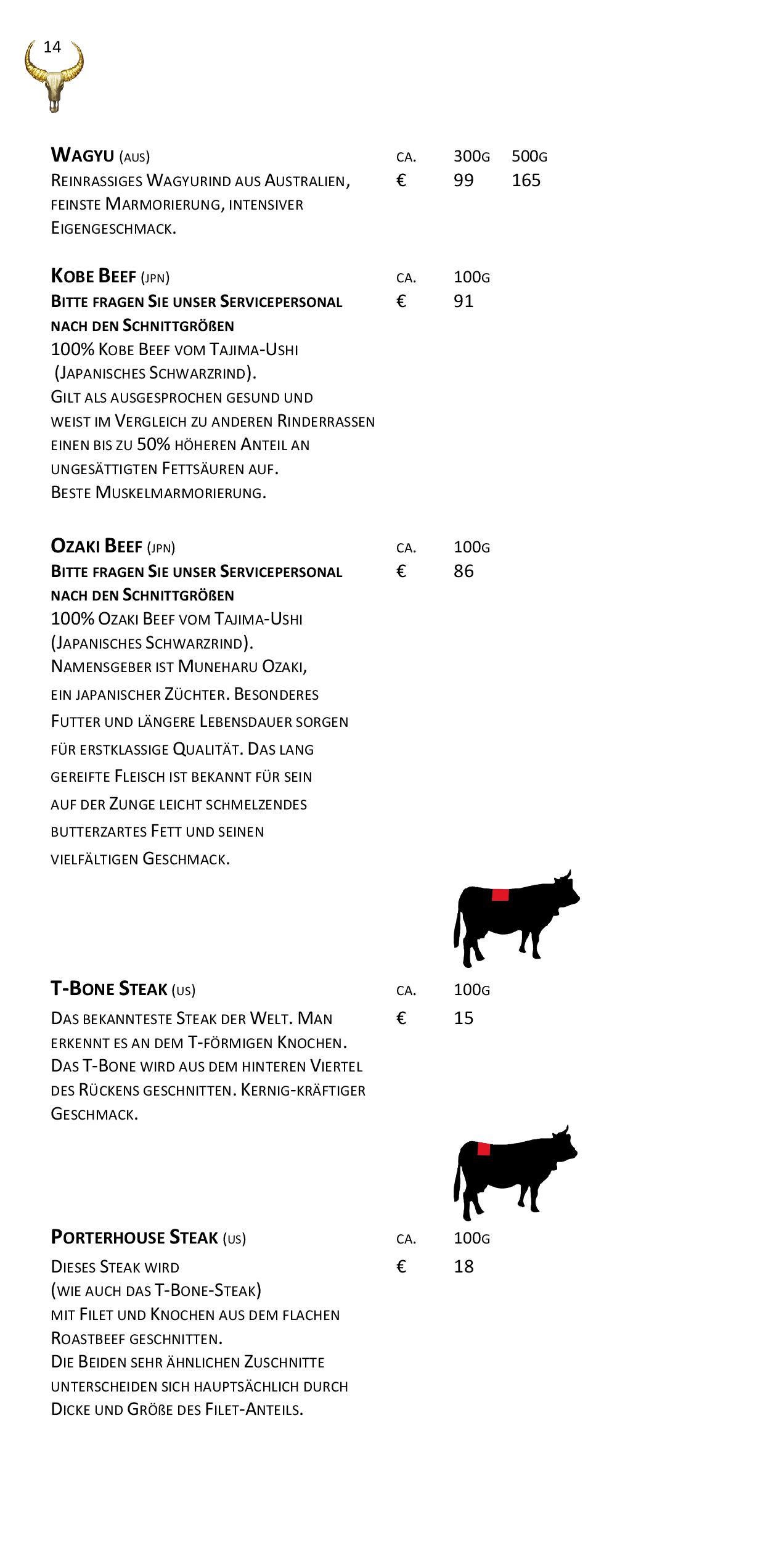 Speisekarte