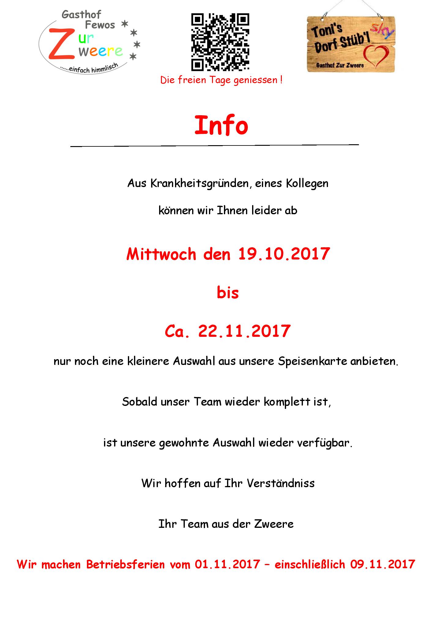 Speisekarte