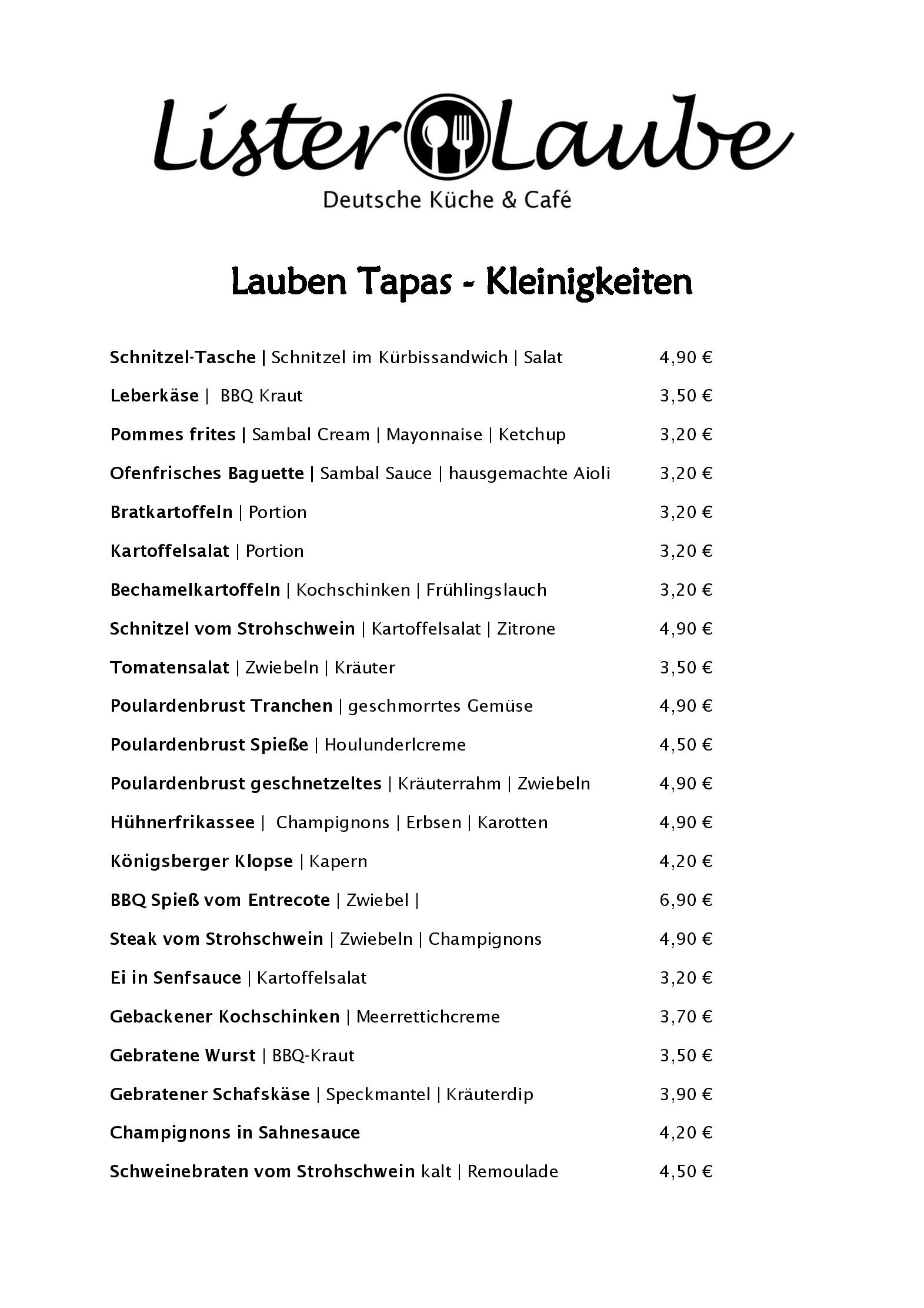 Lauben Tapas