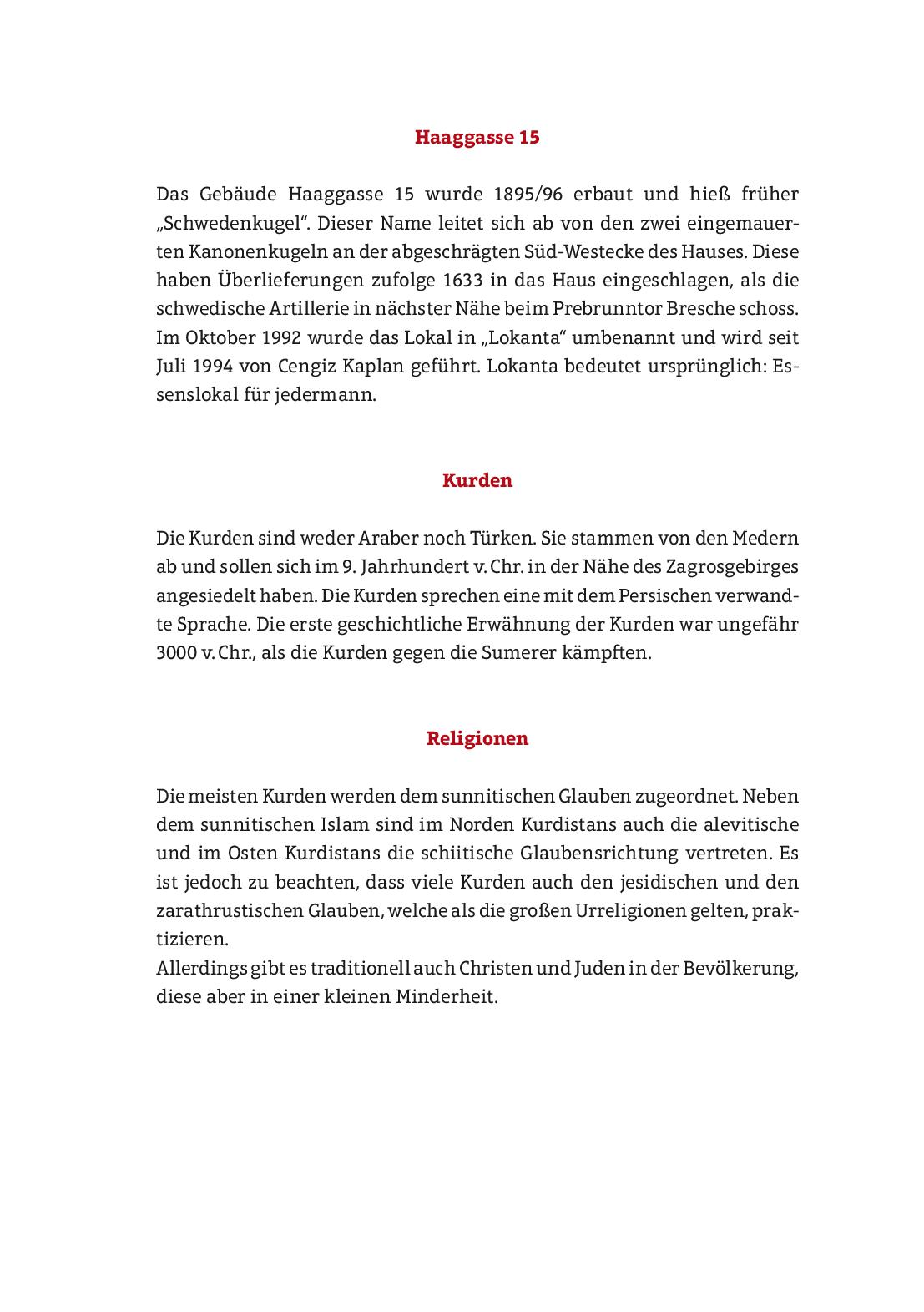 Speisekarte