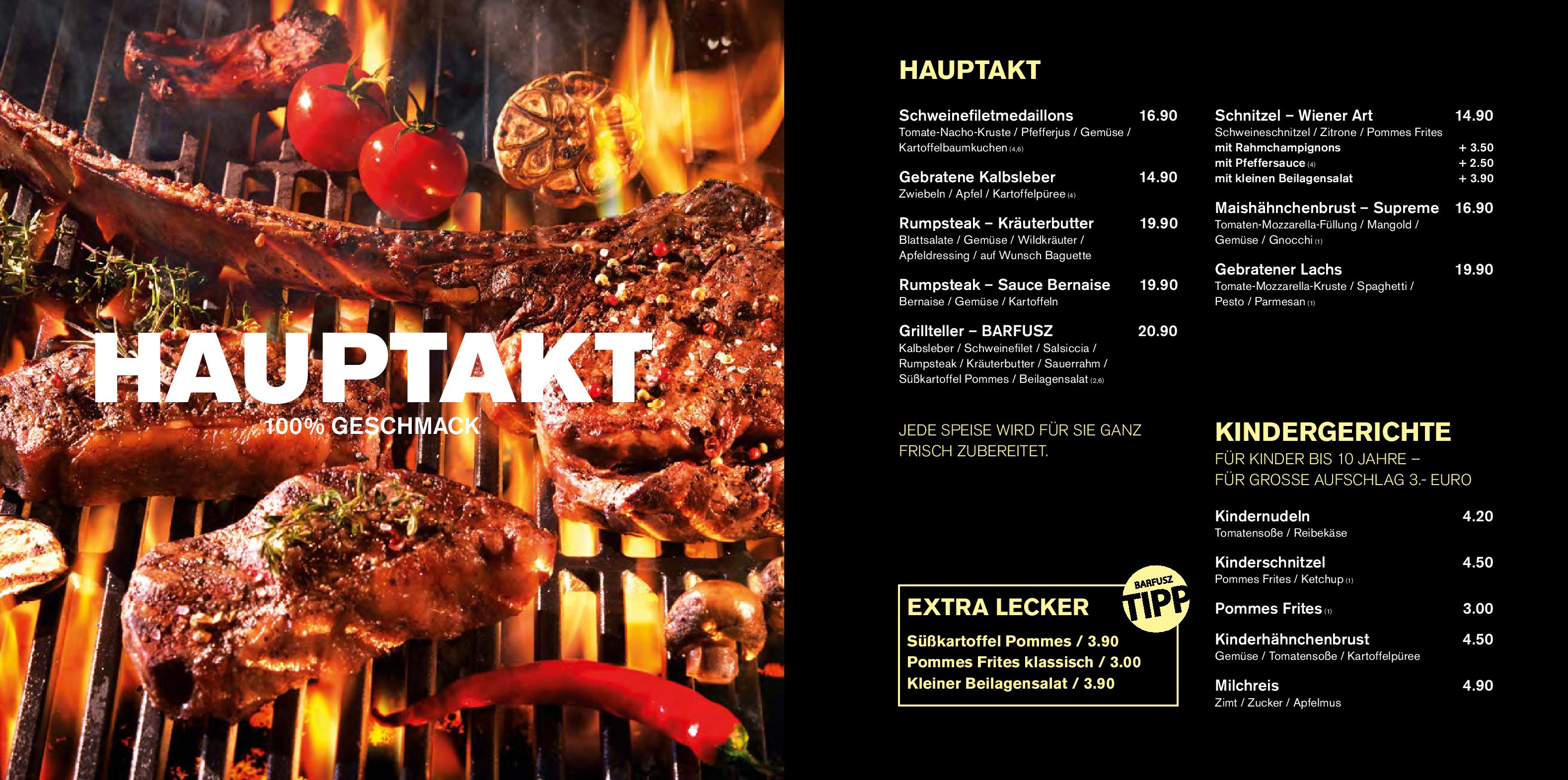 Speisekarte