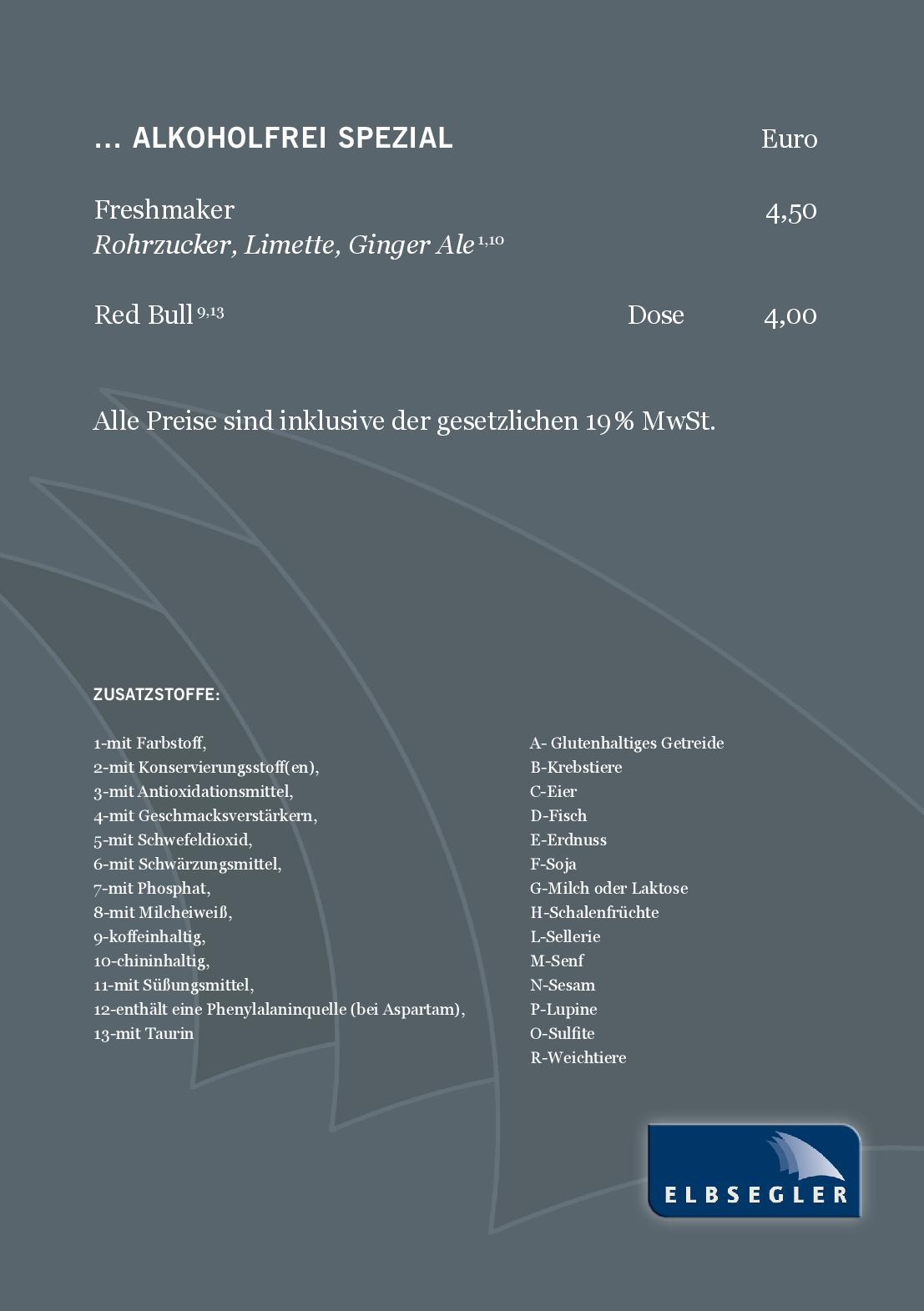 Speisekarte