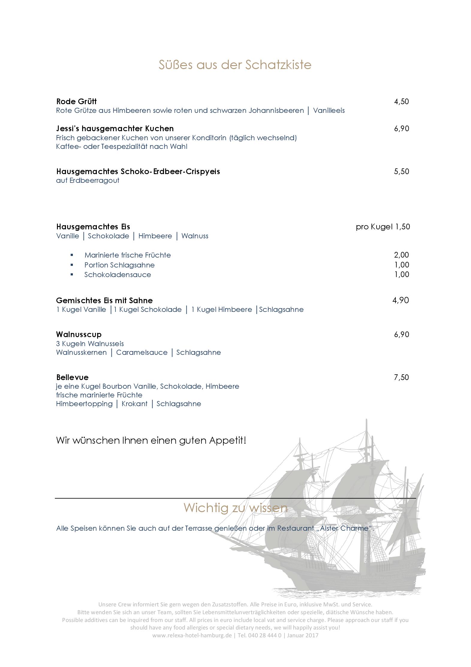 Speisekarte