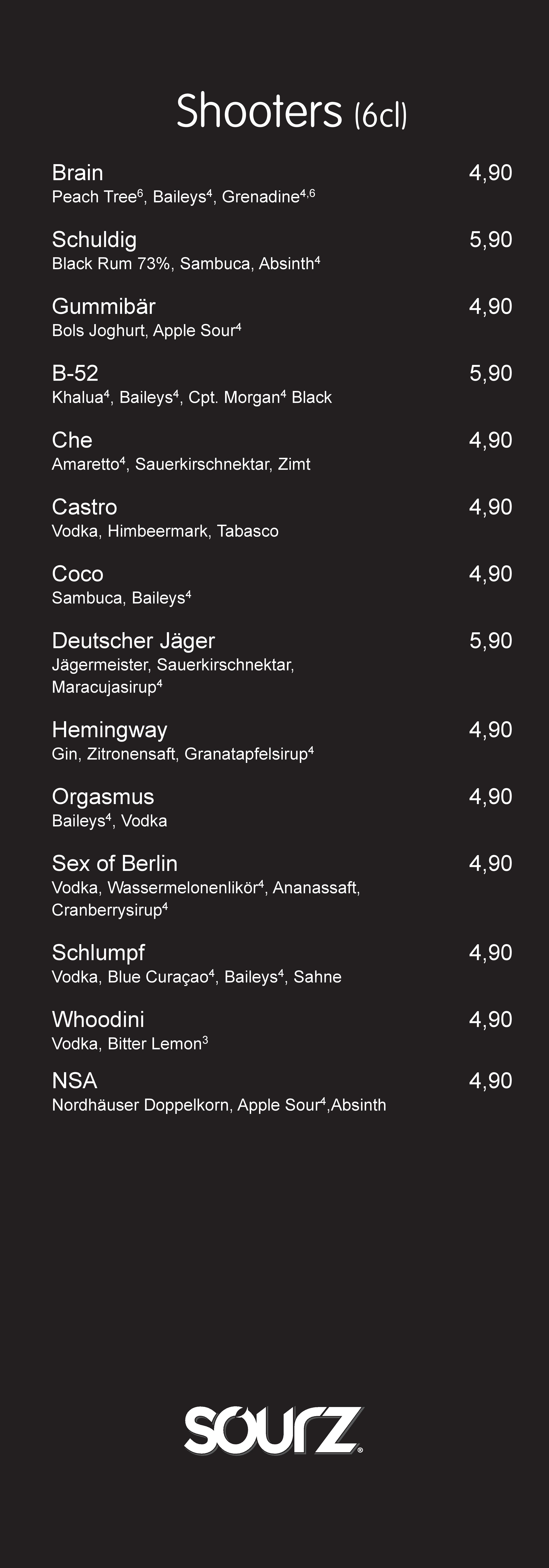 Speisekarte