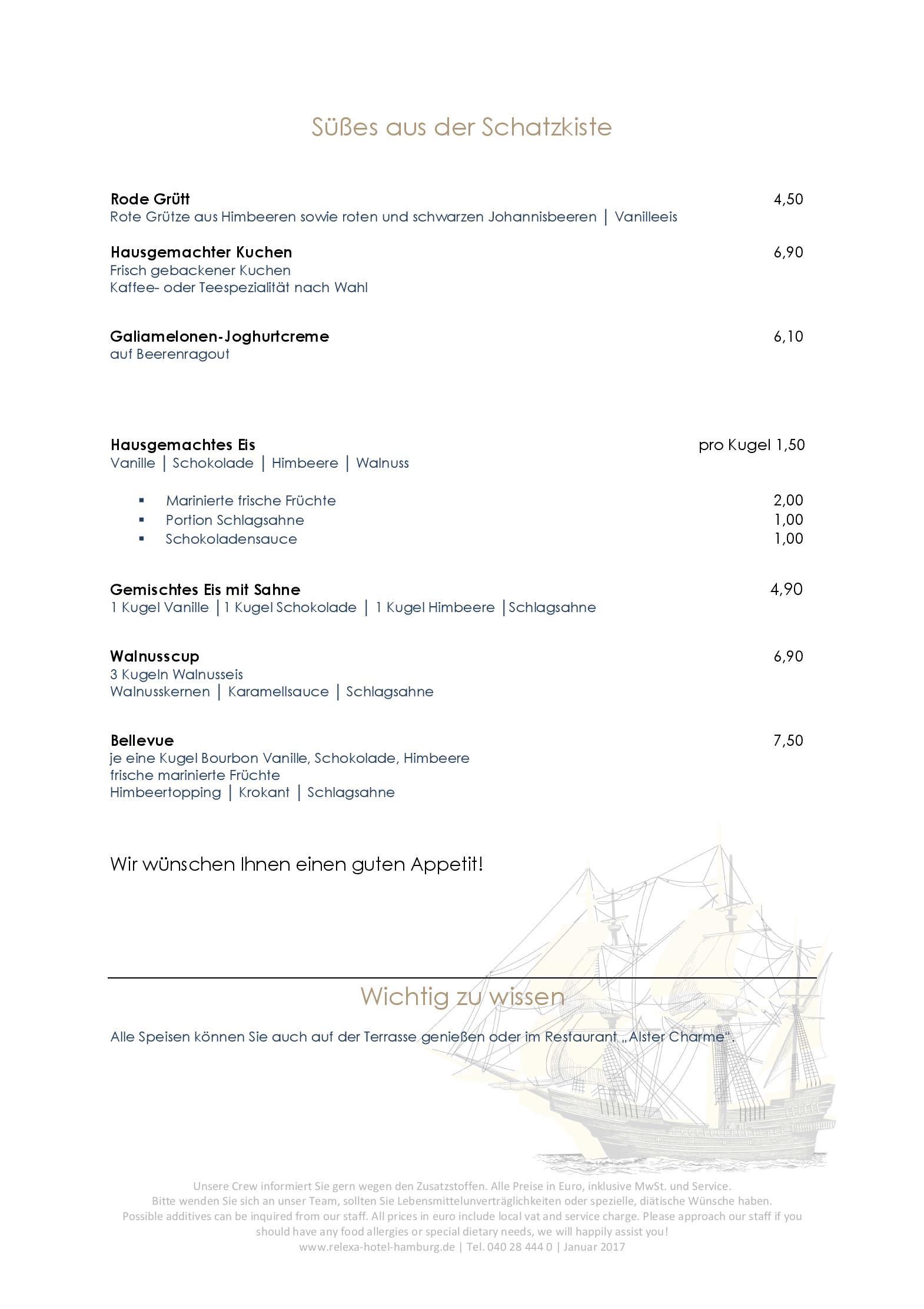Speisekarte