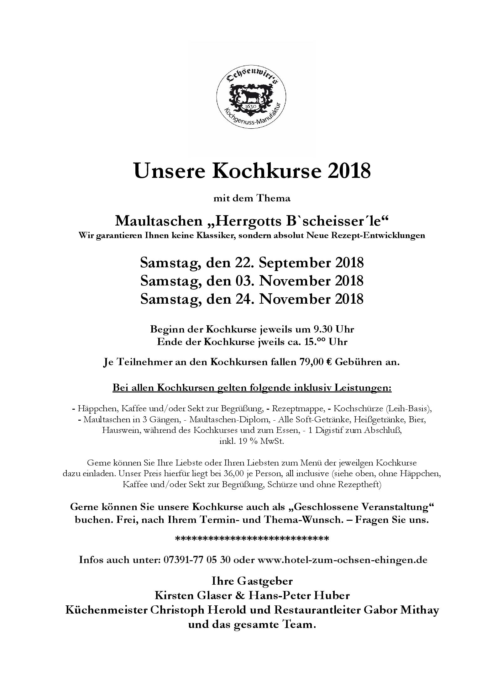 Speisekarte