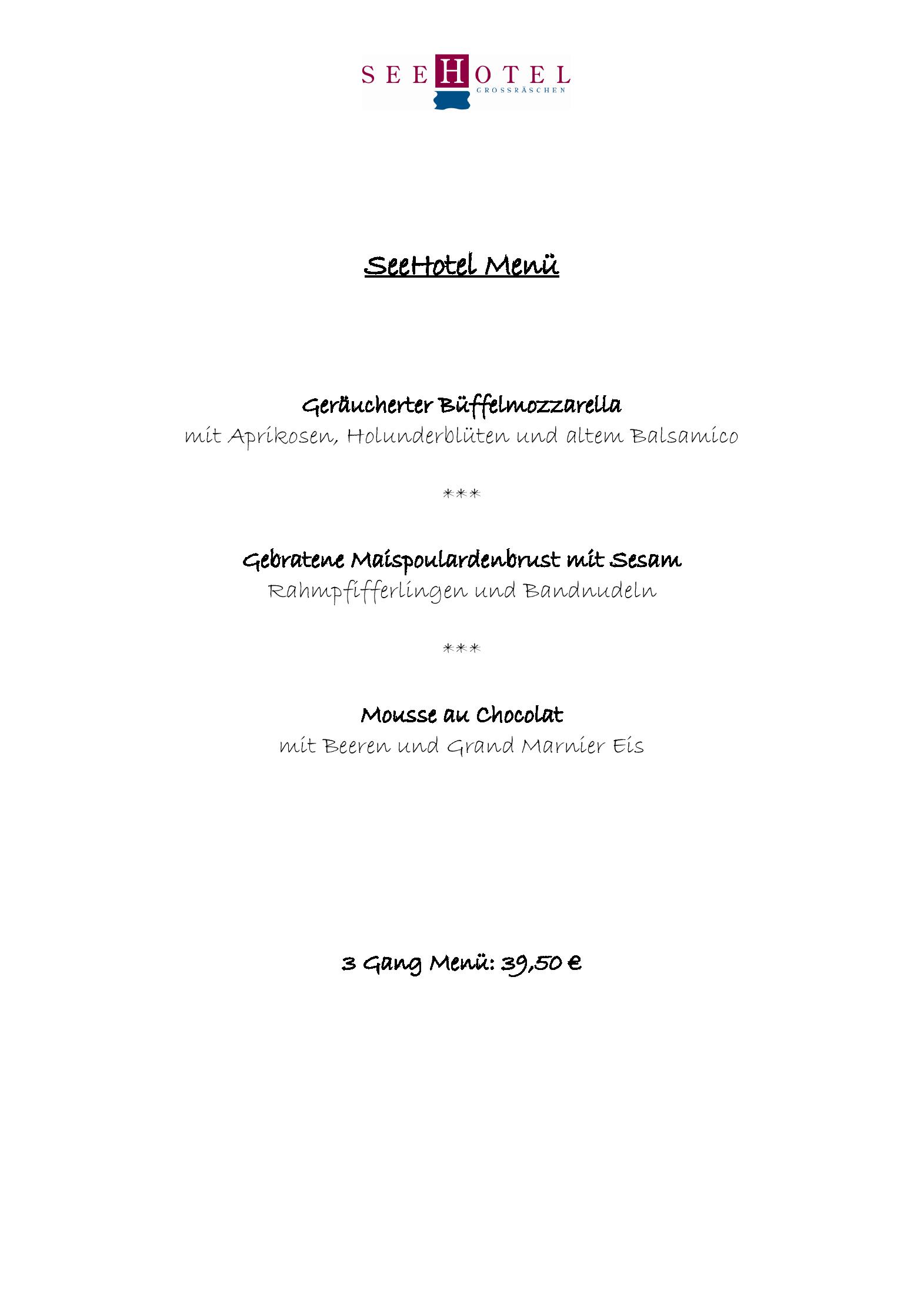 Speisekarte