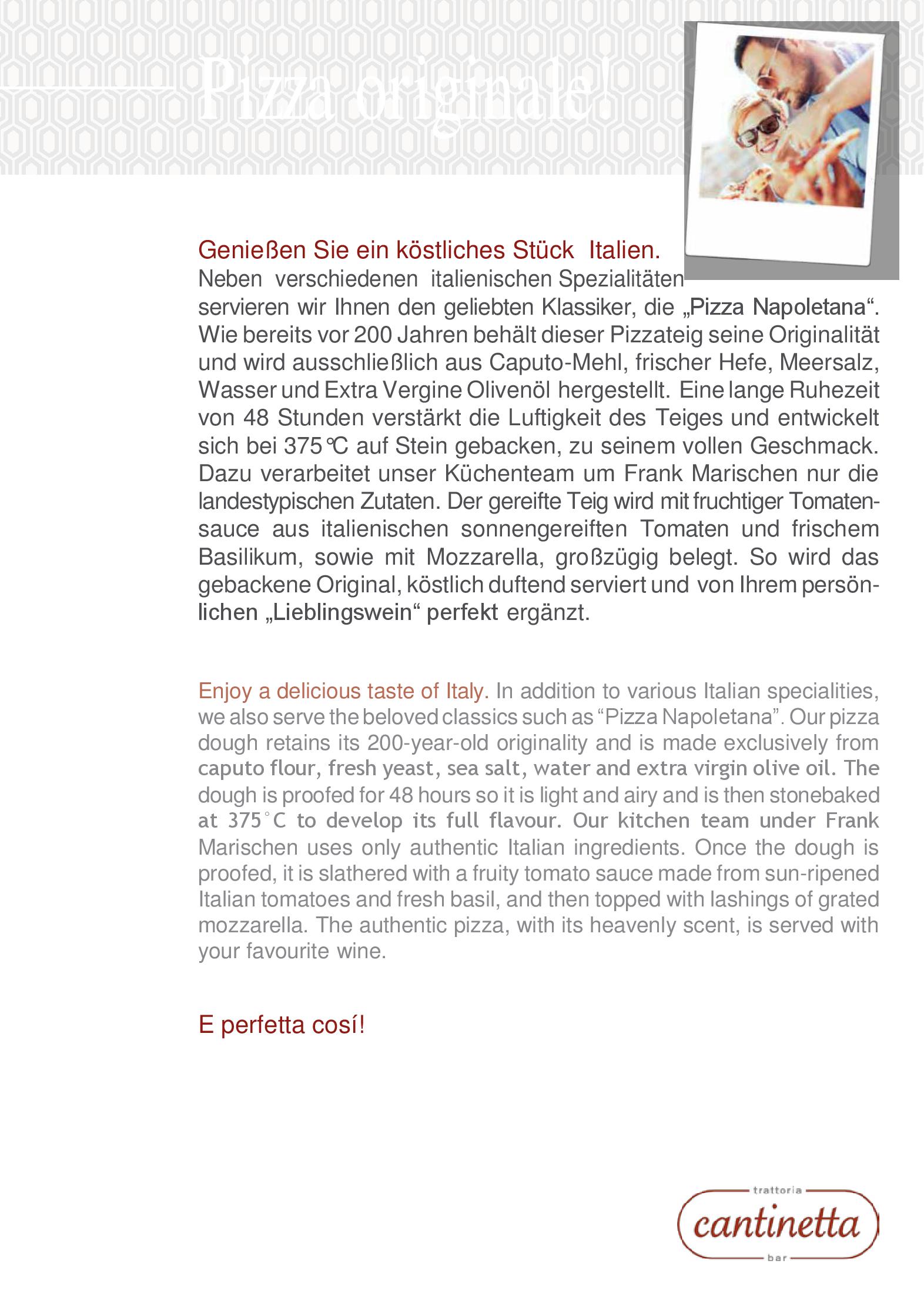 Speisekarte