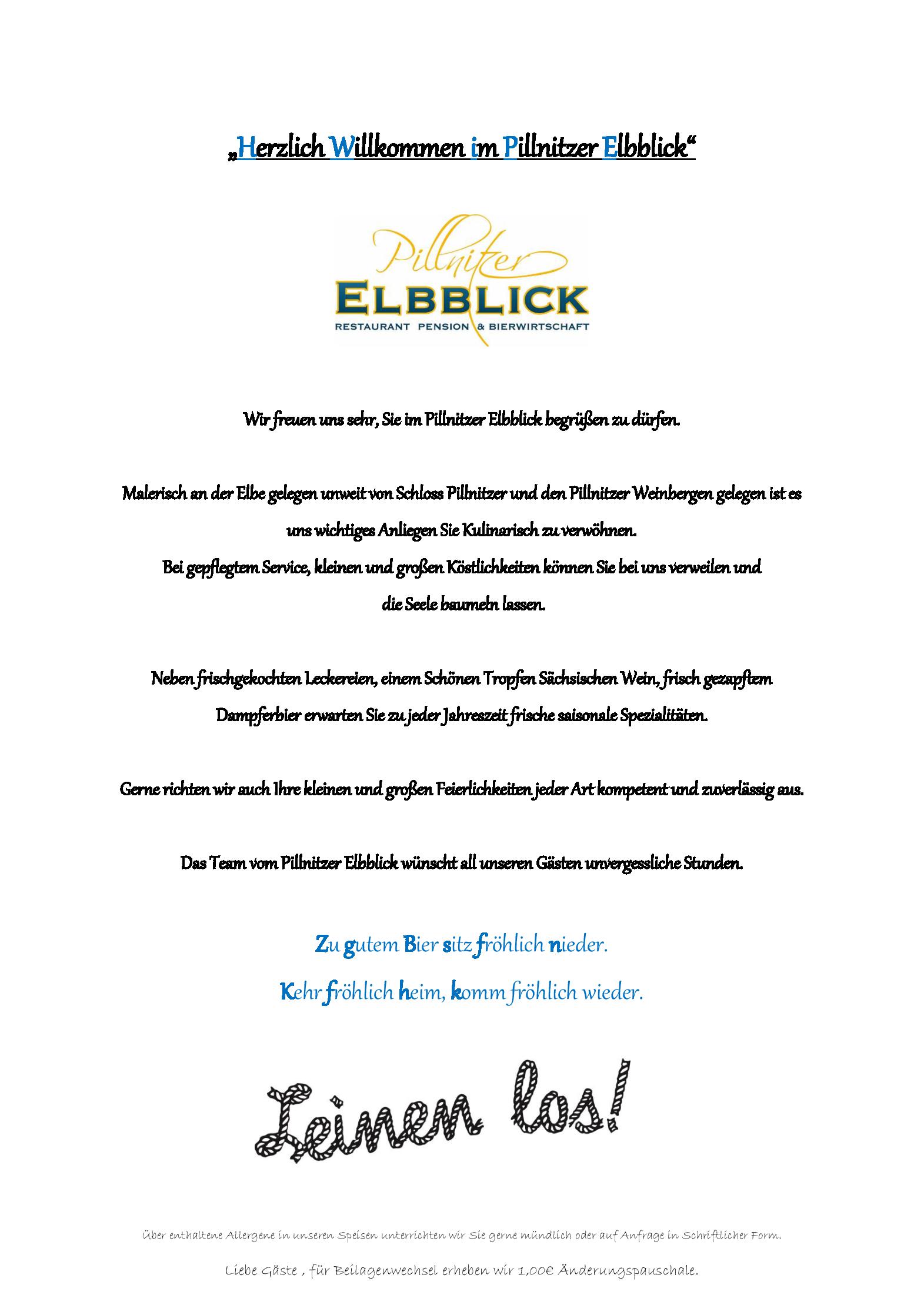 Speisekarte