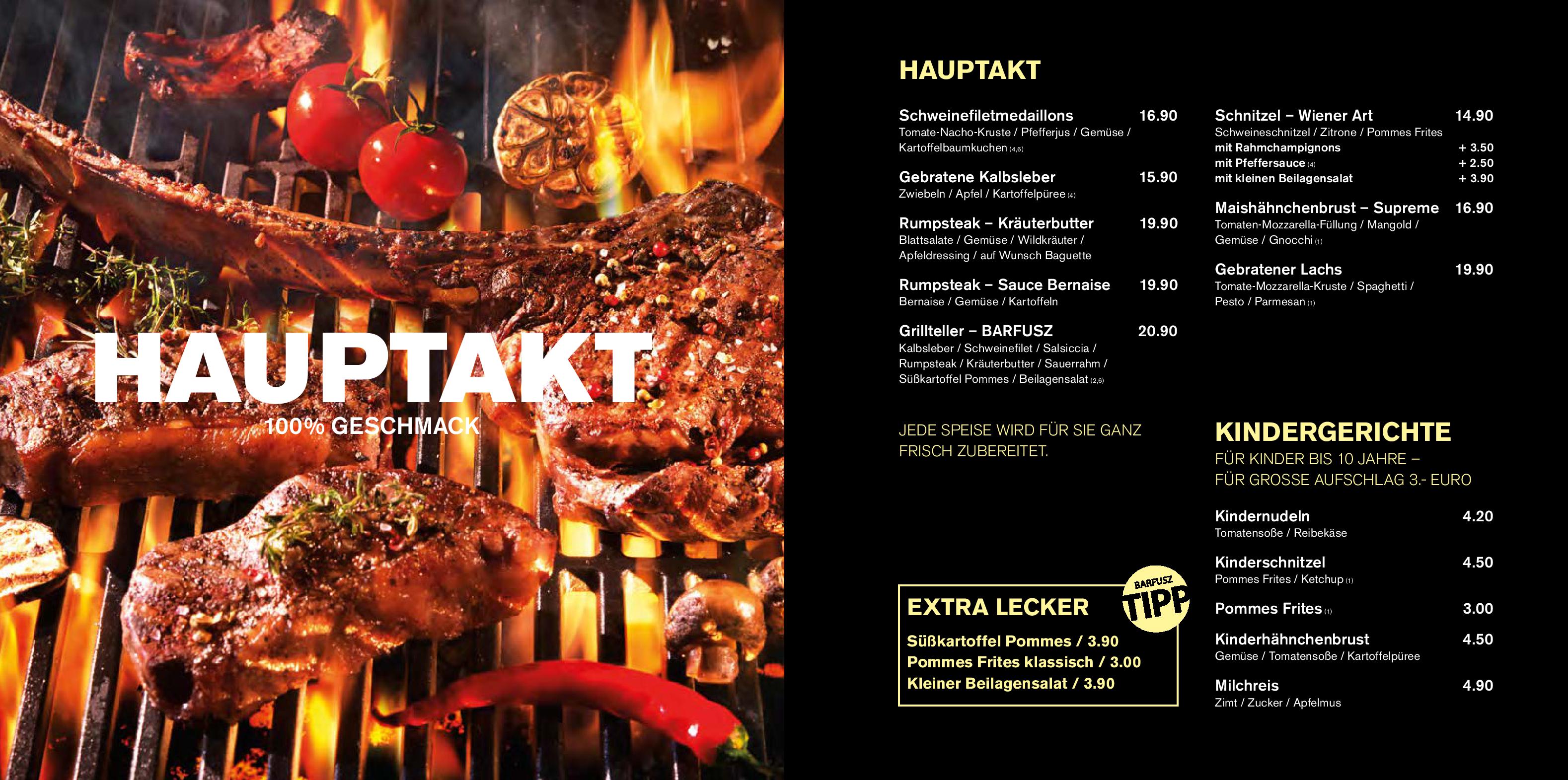 Speisekarte