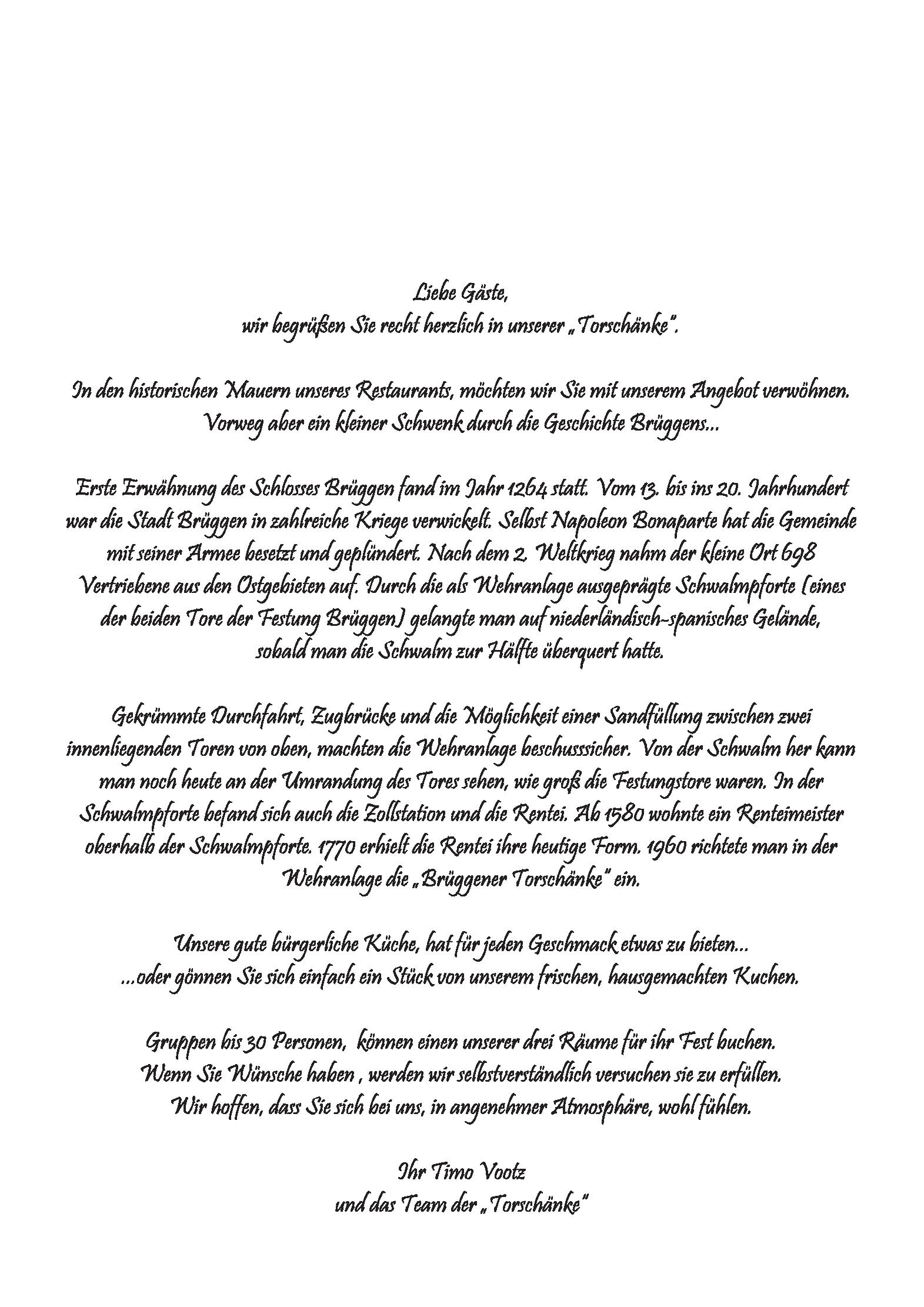 Speisekarte