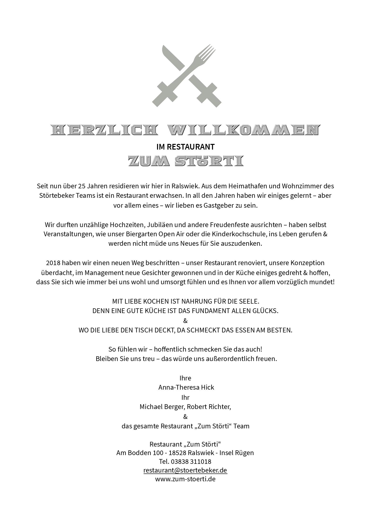 Speisekarte