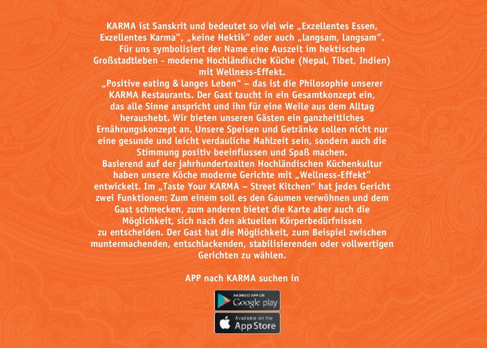Speisekarte