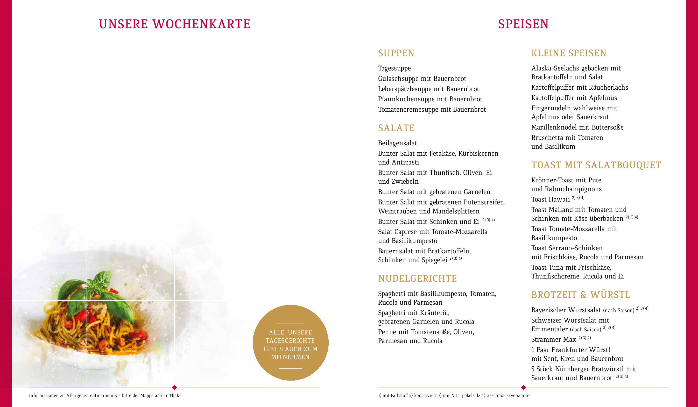 Speisekarte