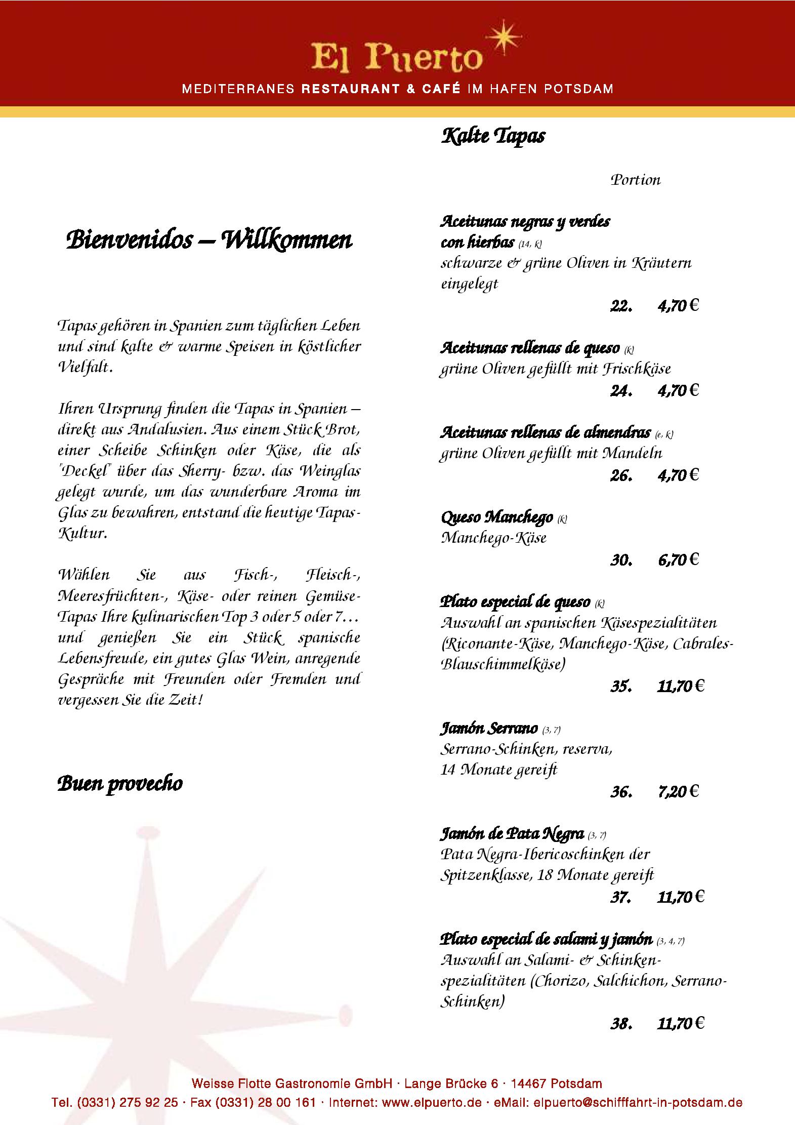 Tapaskarte