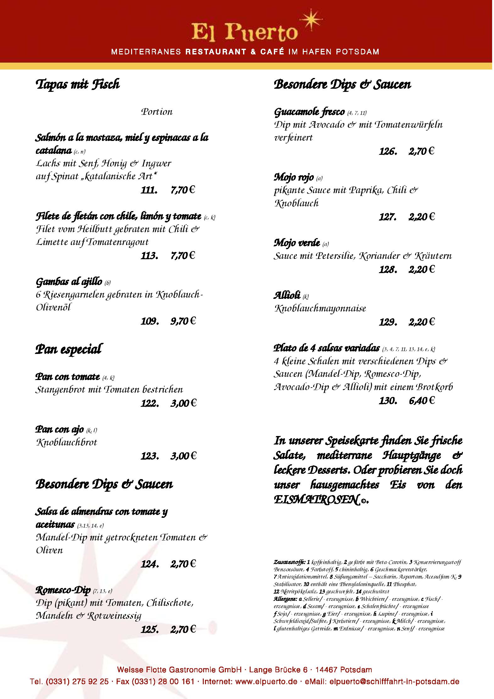Tapaskarte