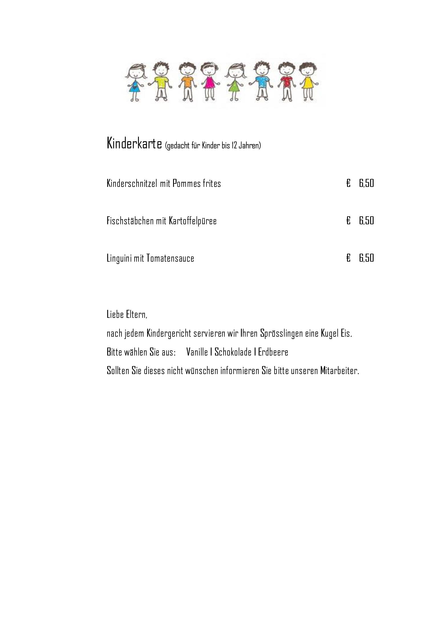 Speisekarte