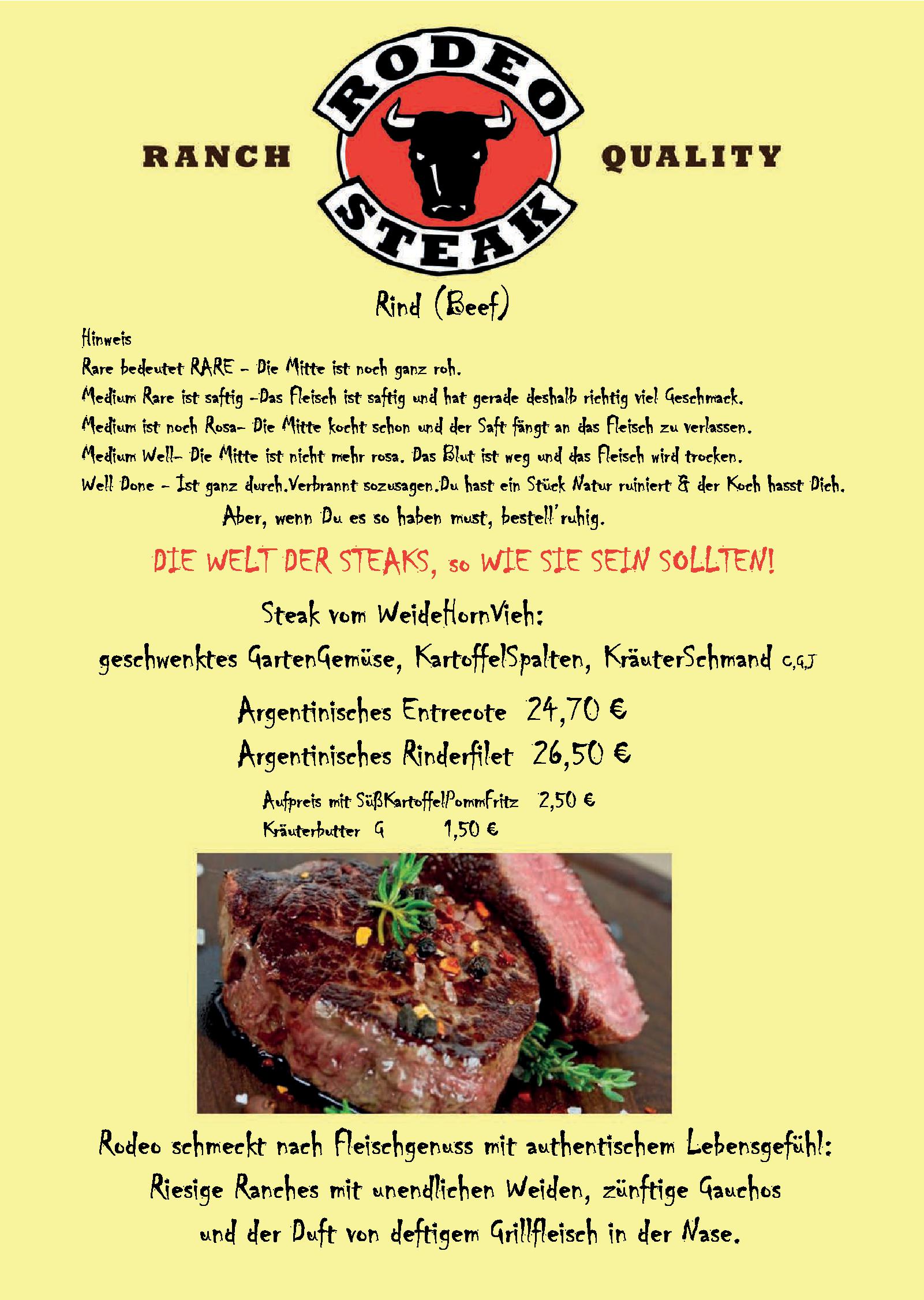 Speisekarte