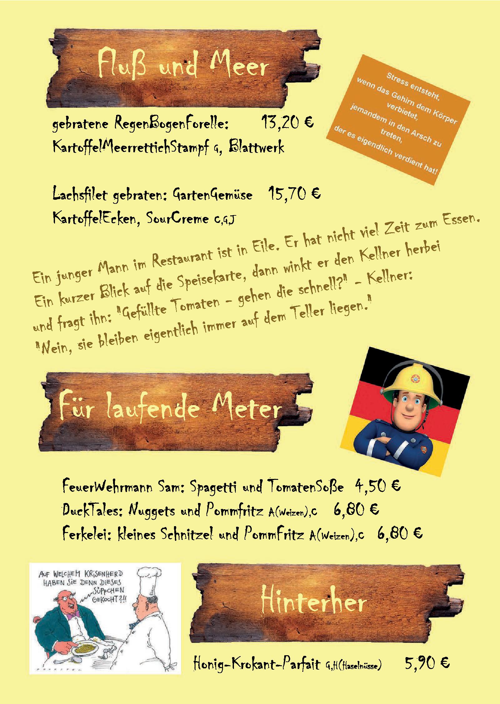 Speisekarte