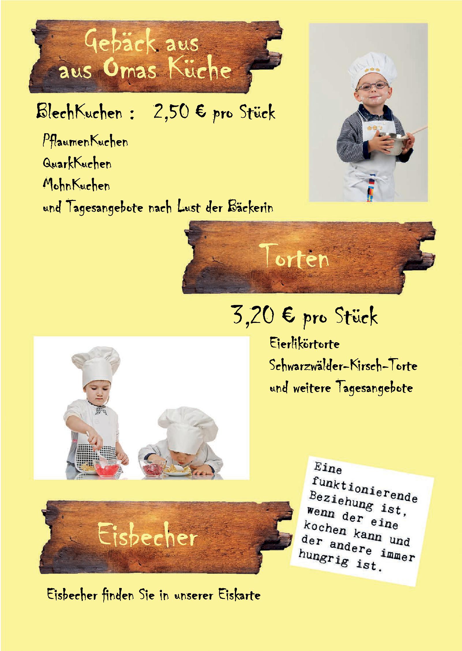 Speisekarte