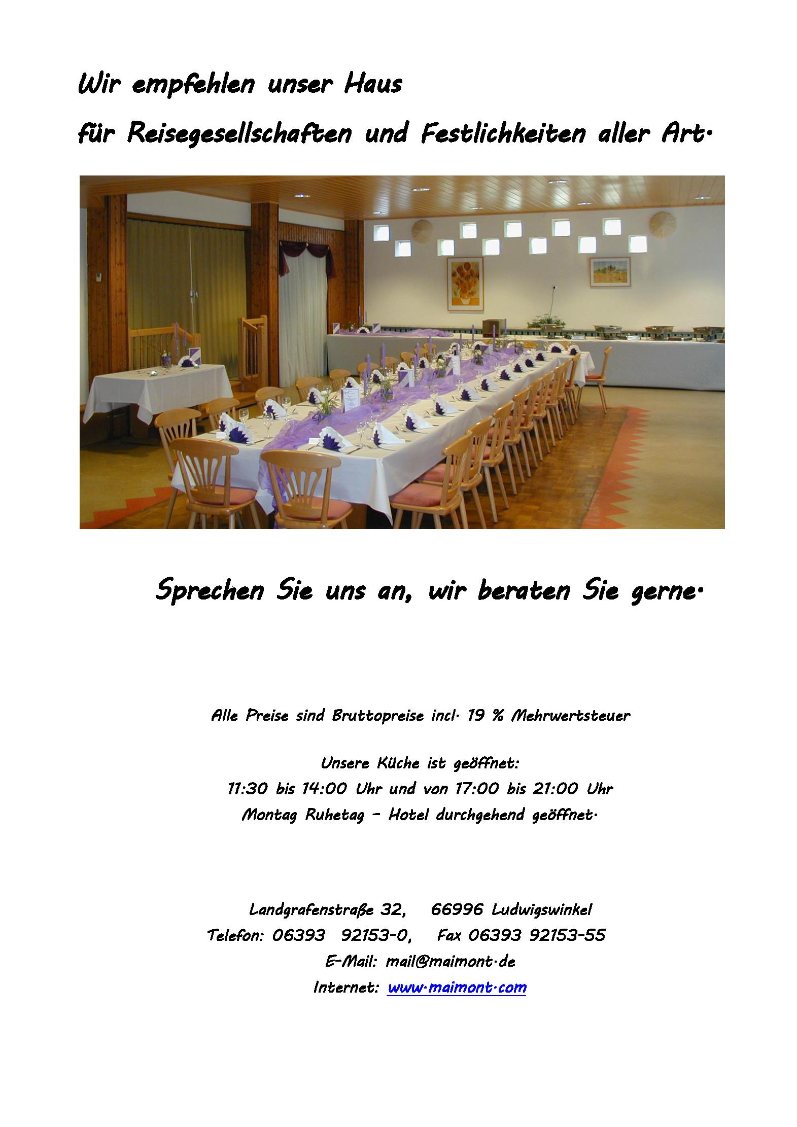 Speisekarte
