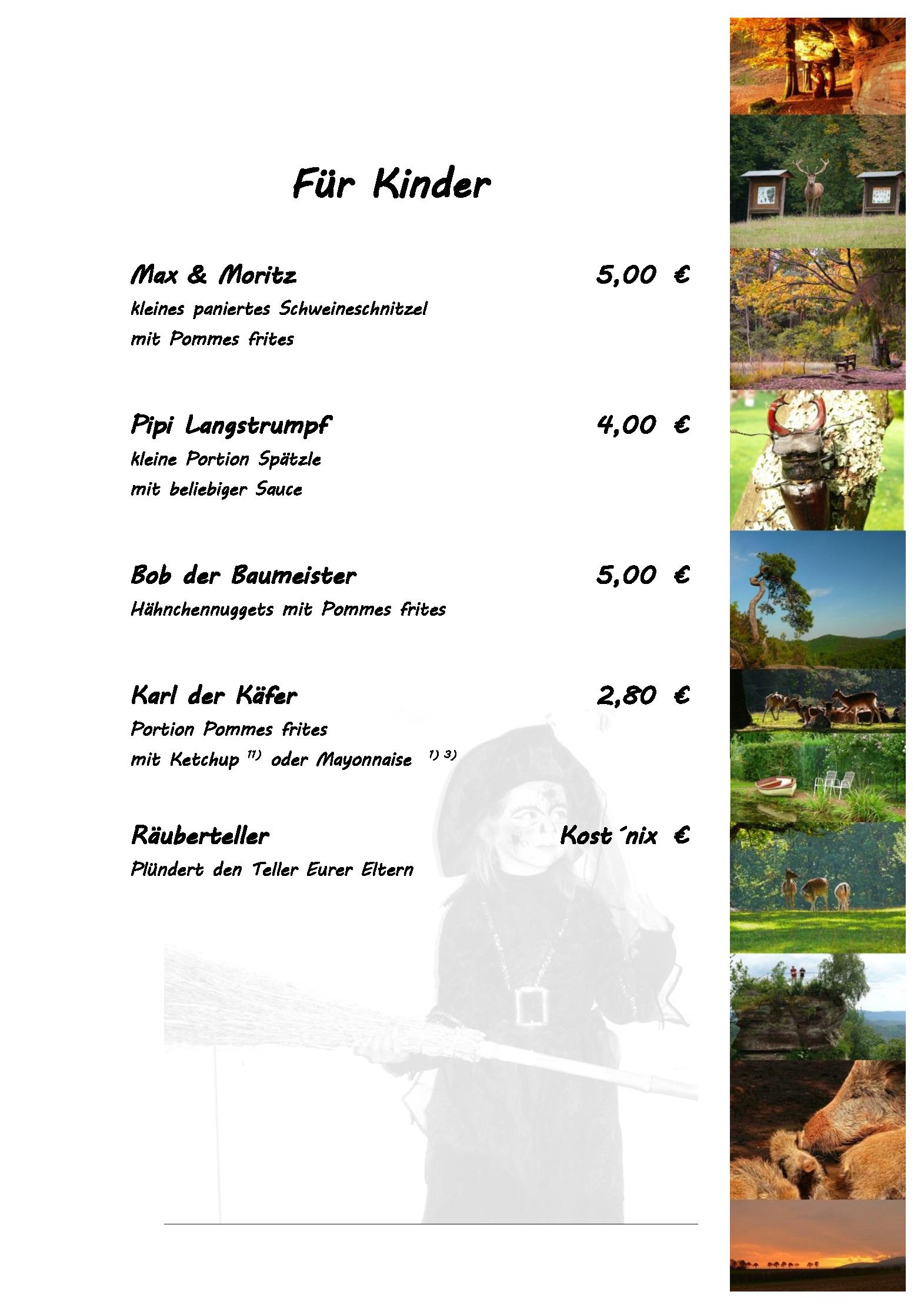 Speisekarte