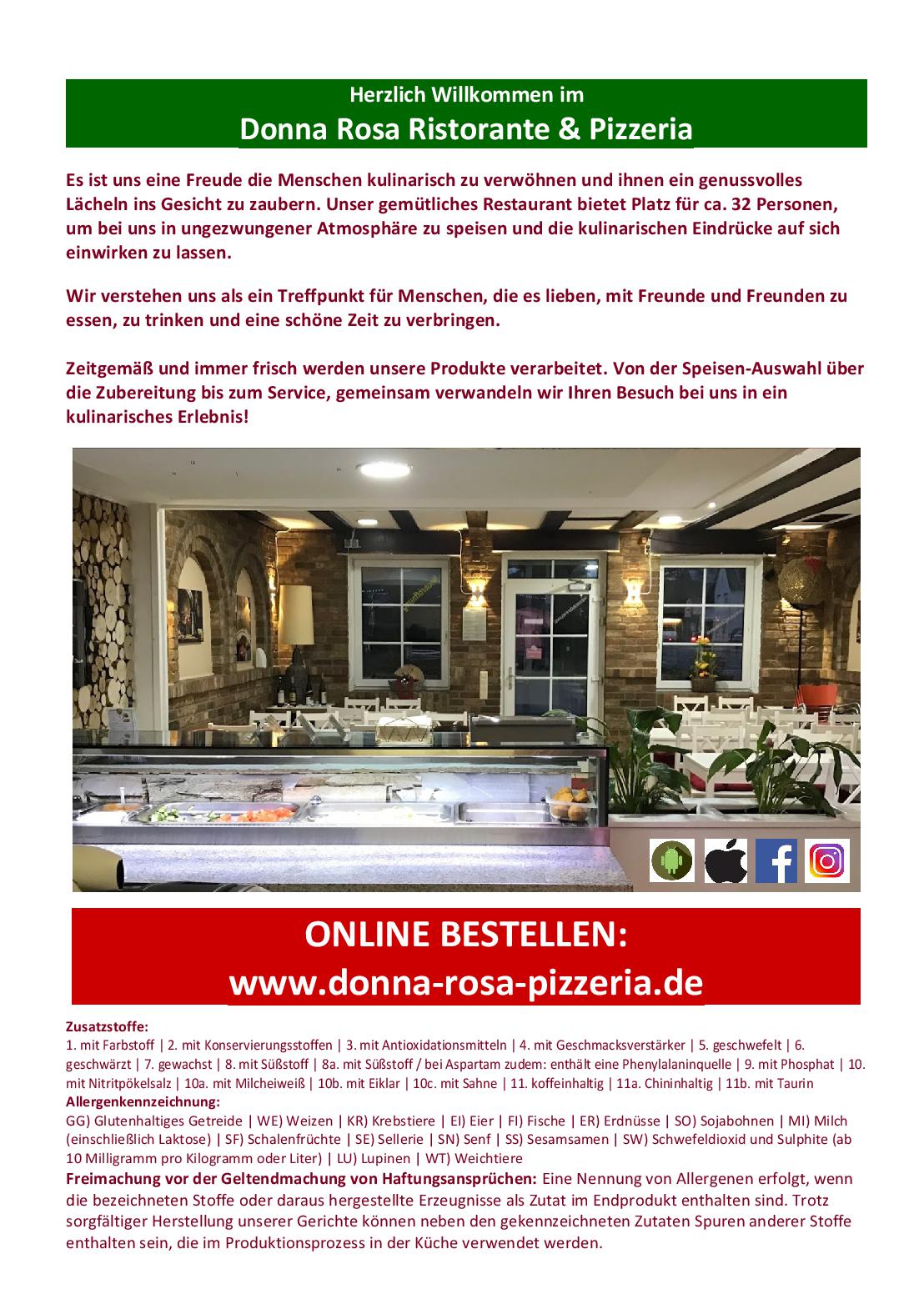 Speisekarte