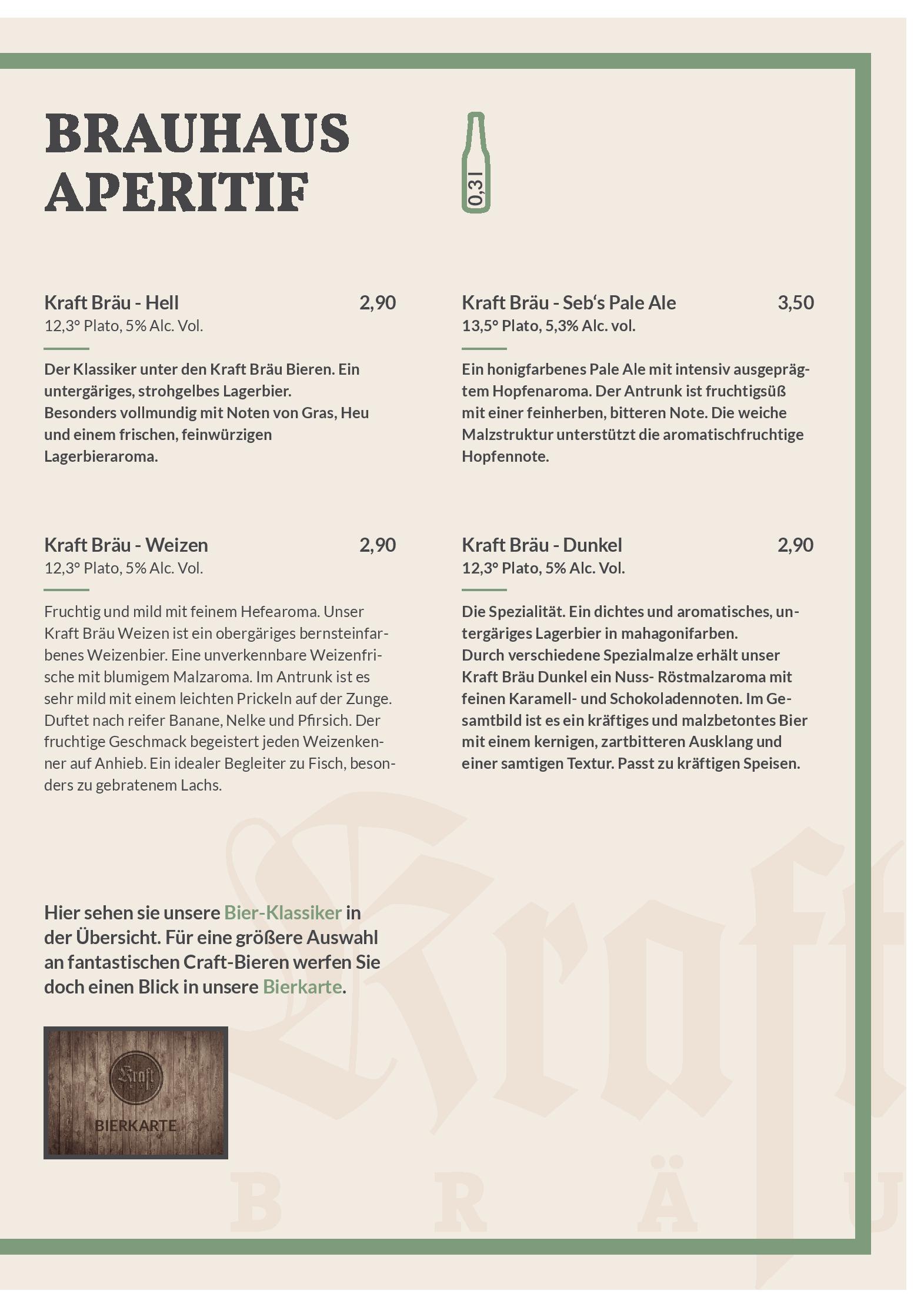 Speisekarte