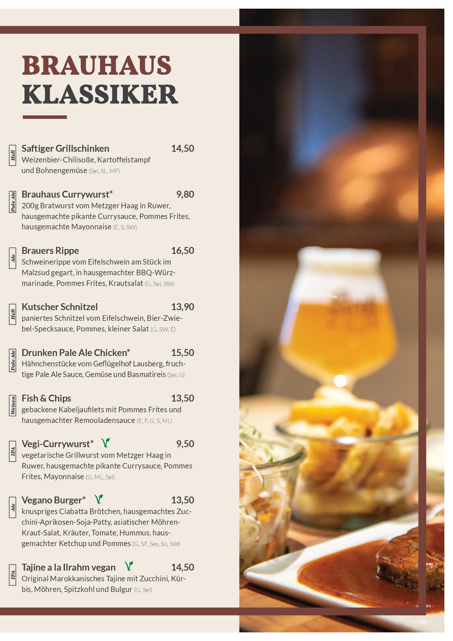 Speisekarte