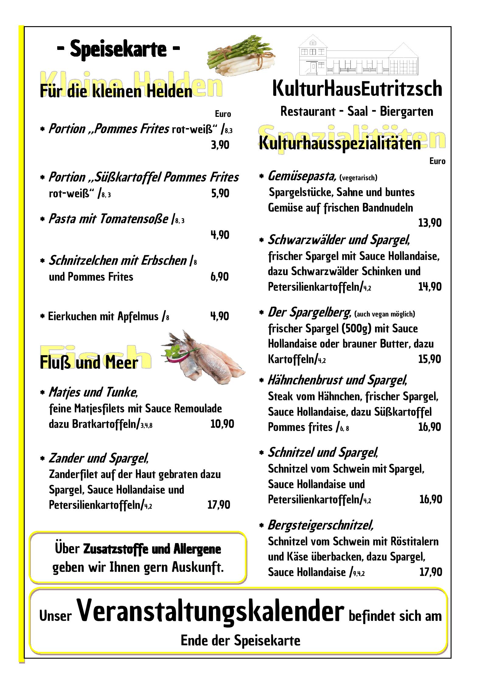 Speisekarte